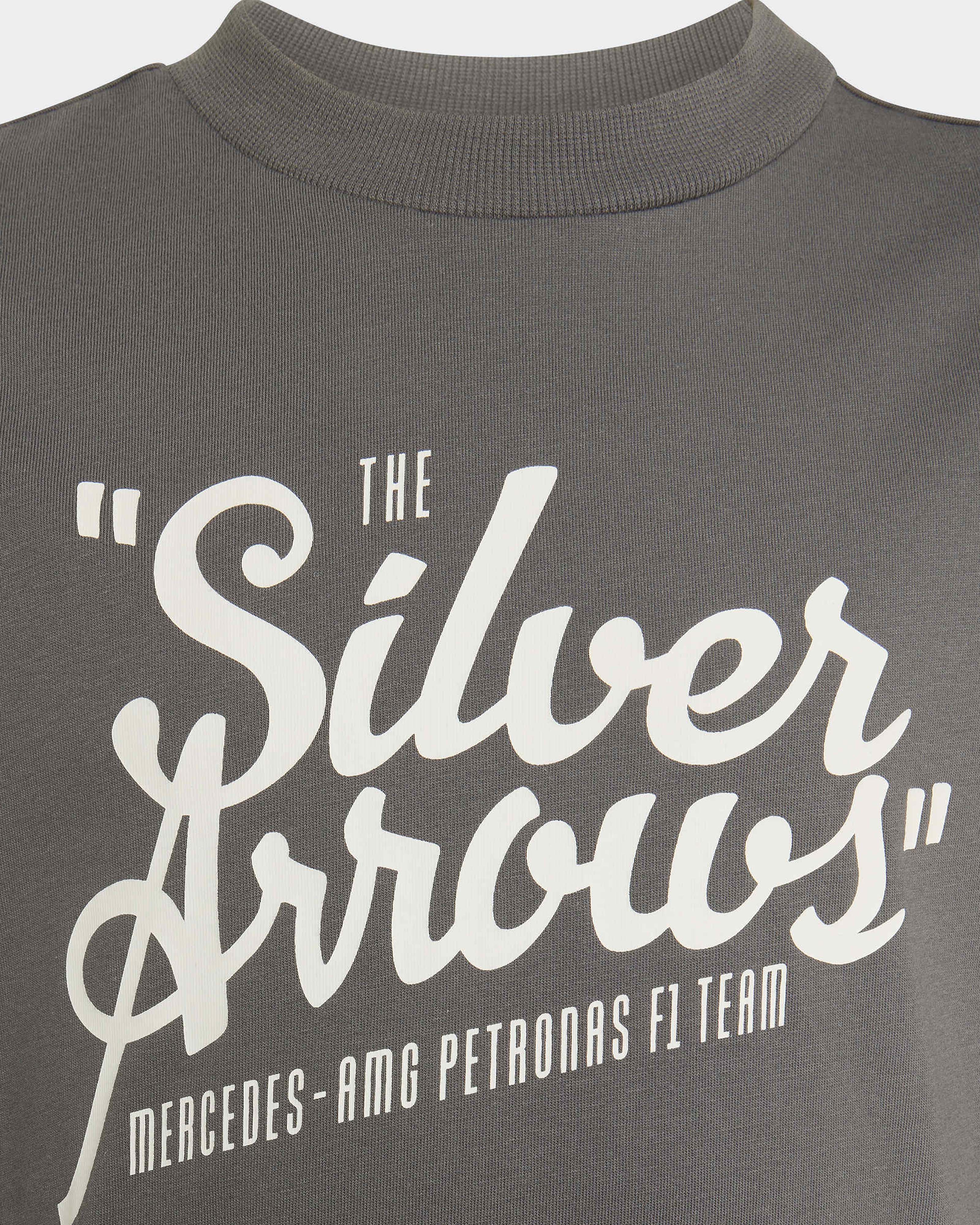 Kids Silver Arrows Heritage T-shirt Grey - Image 5