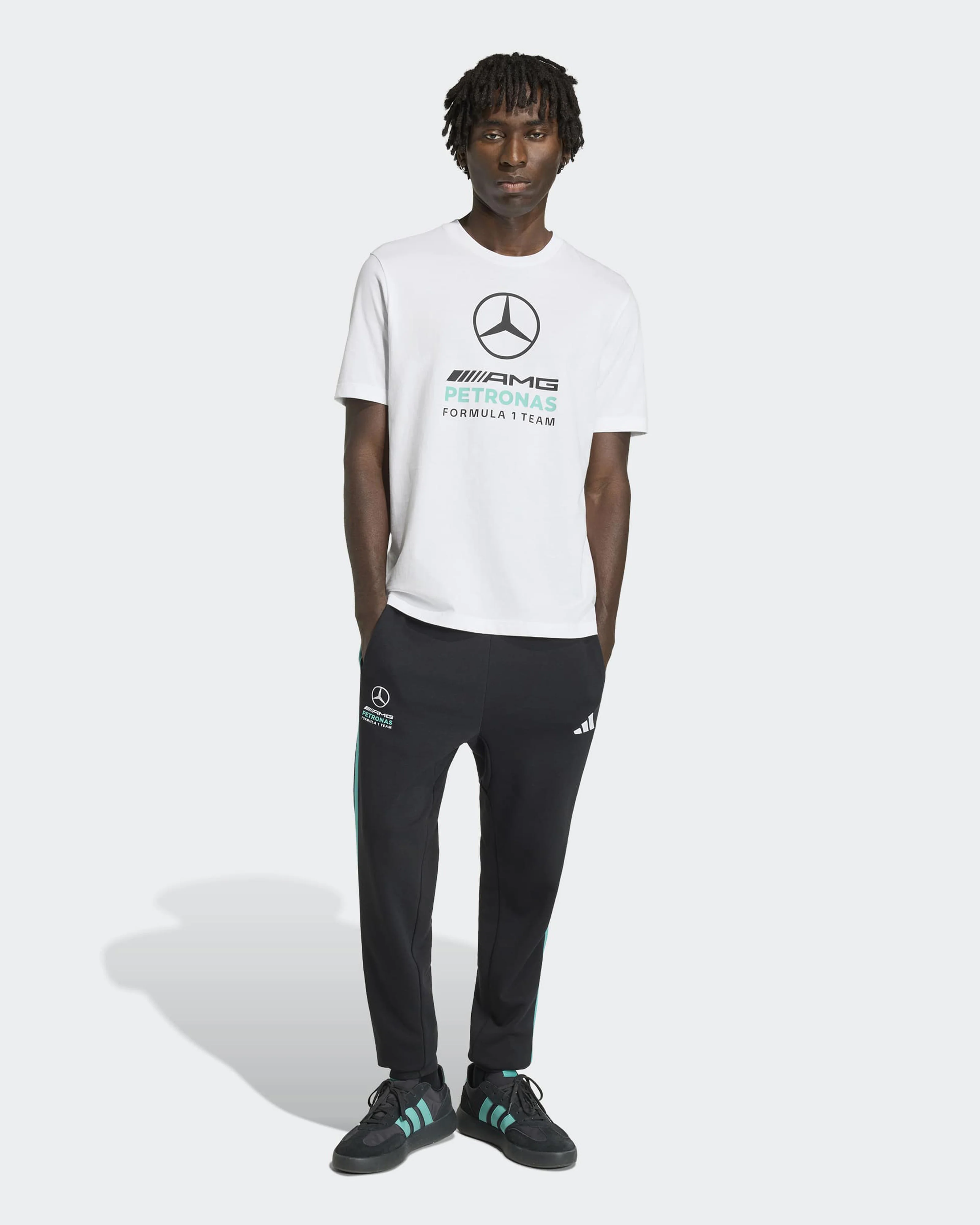 Mens DNA Graphic T-shirt White - Image 3