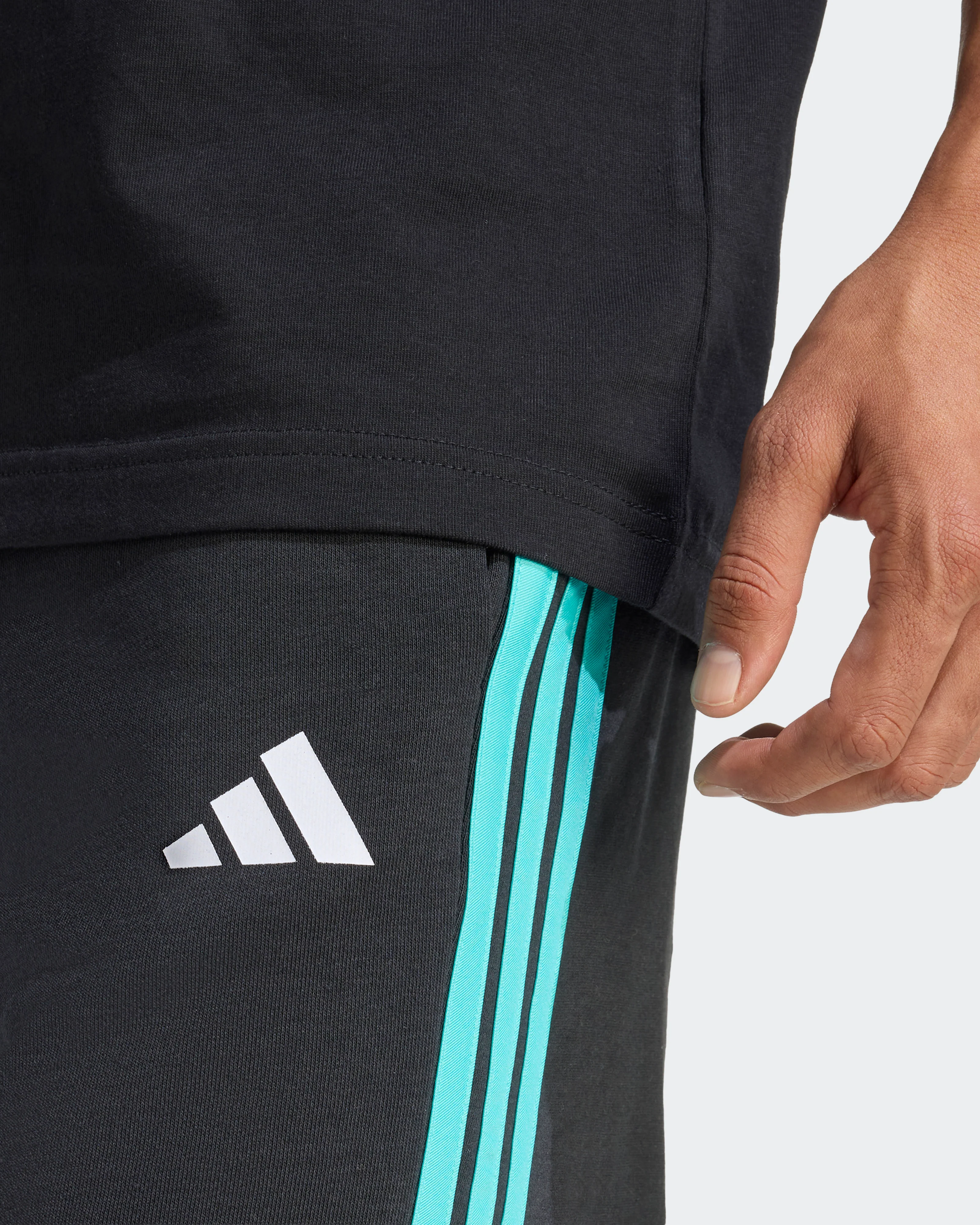 Mens DNA Shorts Black - Image 2