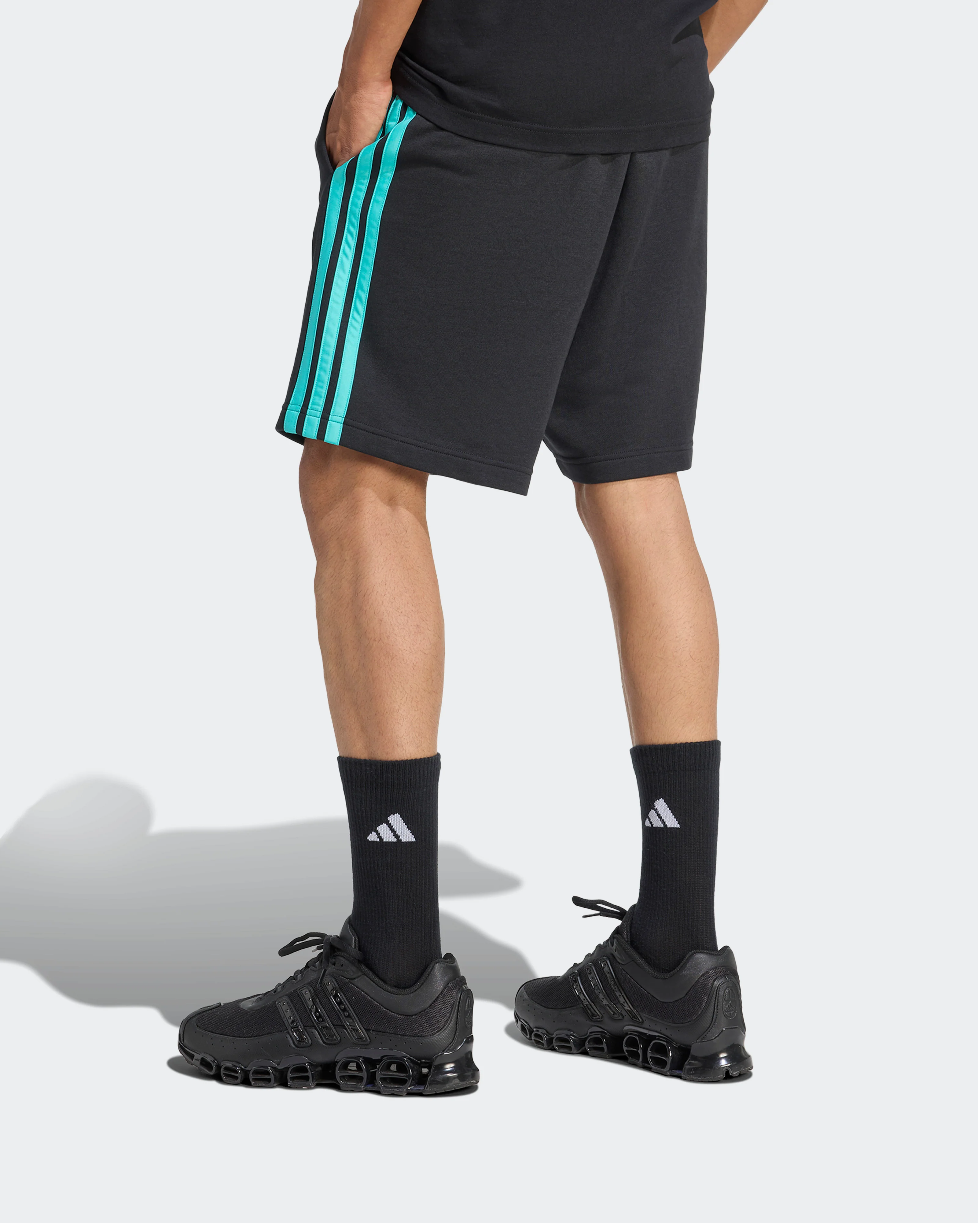 Mens DNA Shorts Black - Image 3