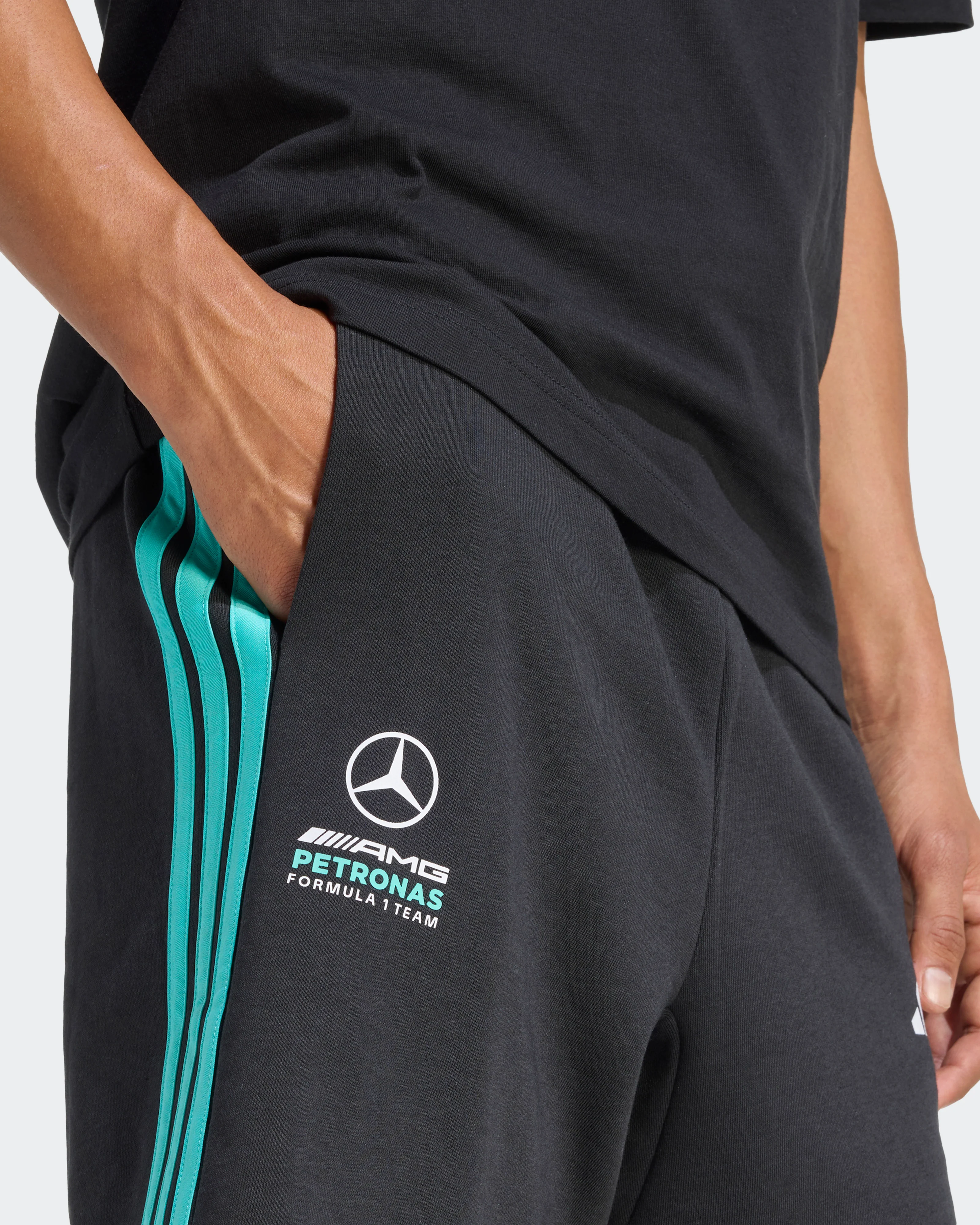 Mens DNA Shorts Black - Image 4