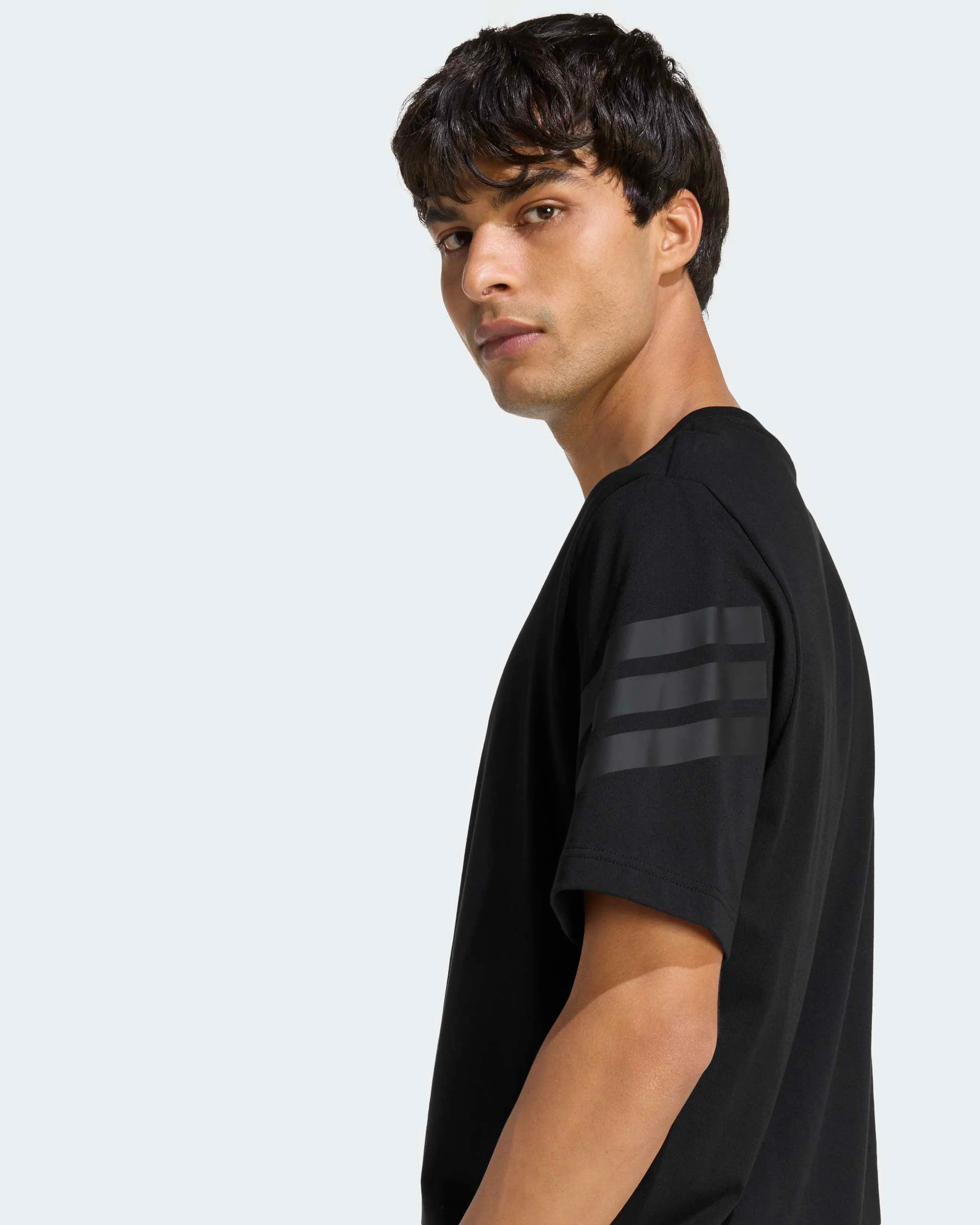 Mens Lights Out T-shirt Black - Image 5