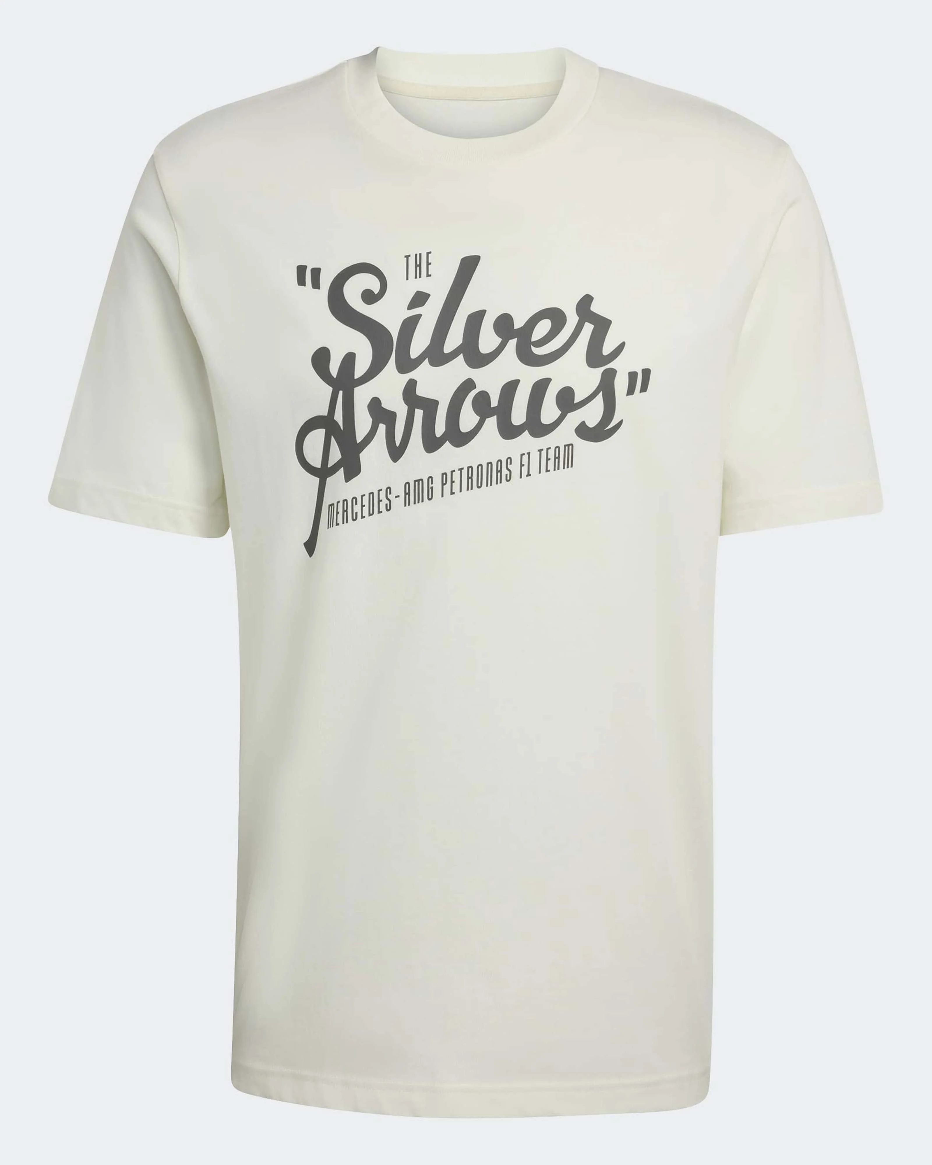 Mens Silver Arrows Heritage T-shirt Off White - Image 6