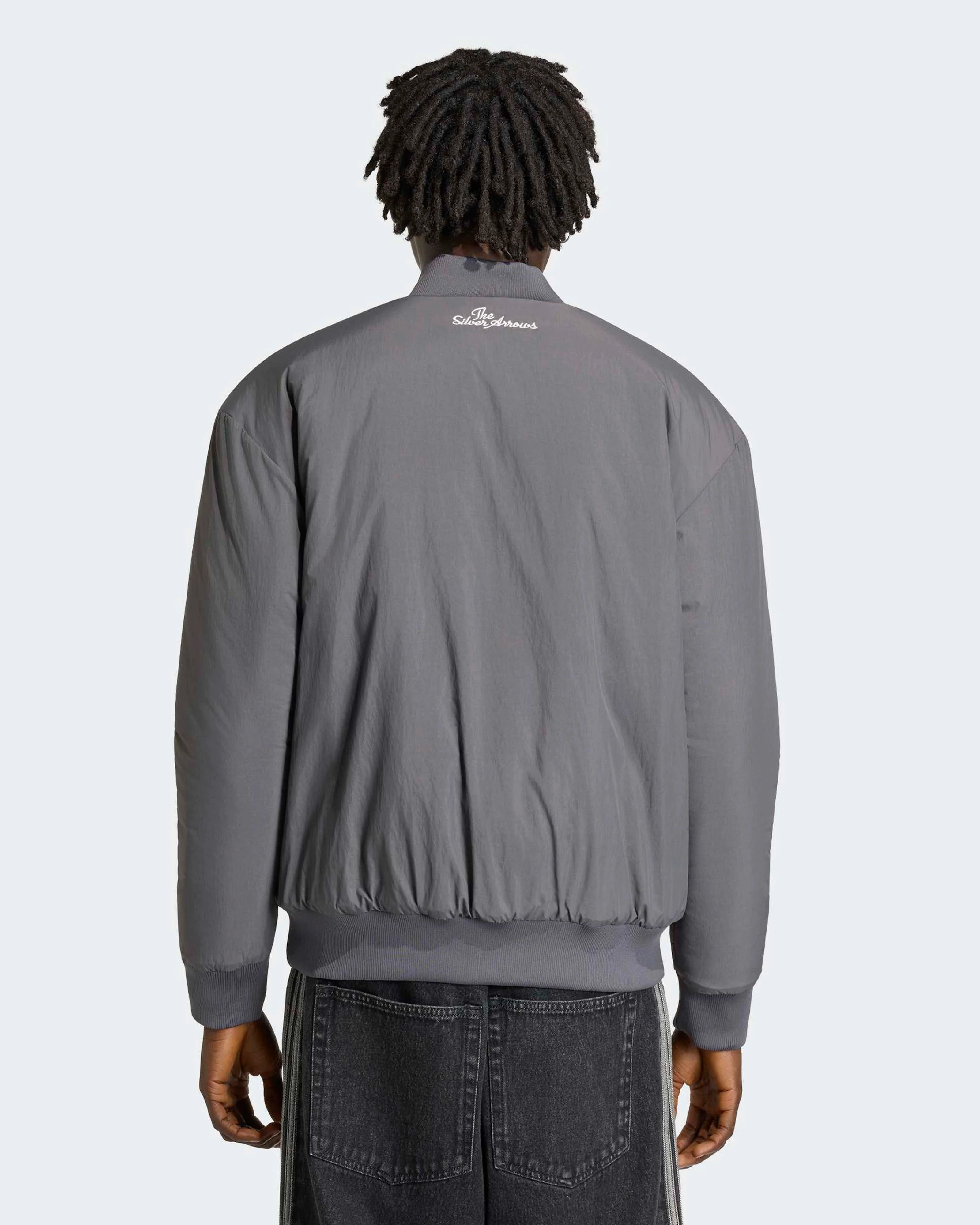 Mens Silver Arrows Icon Jacket Grey - Image 3