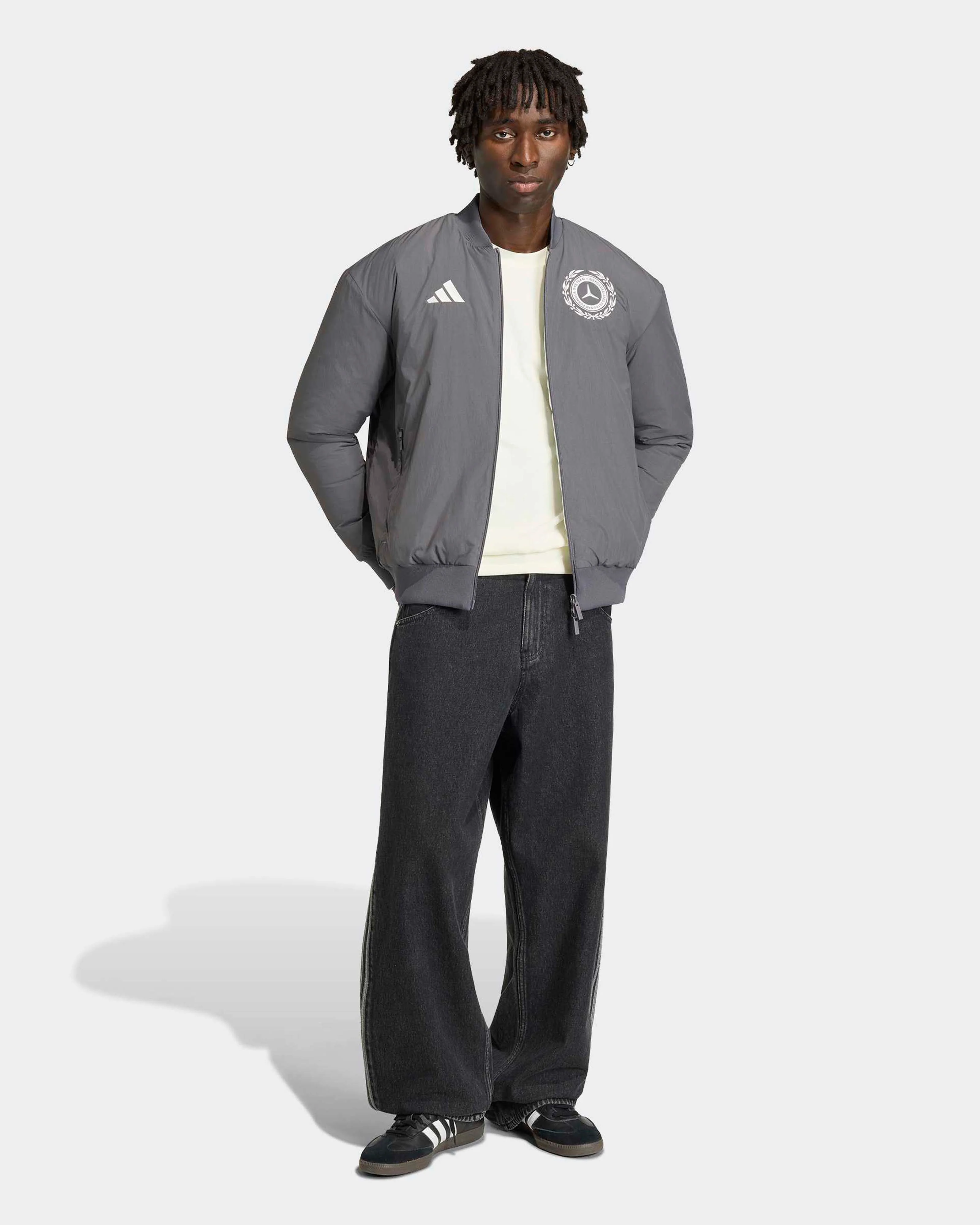 Mens Silver Arrows Icon Jacket Grey - Image 5