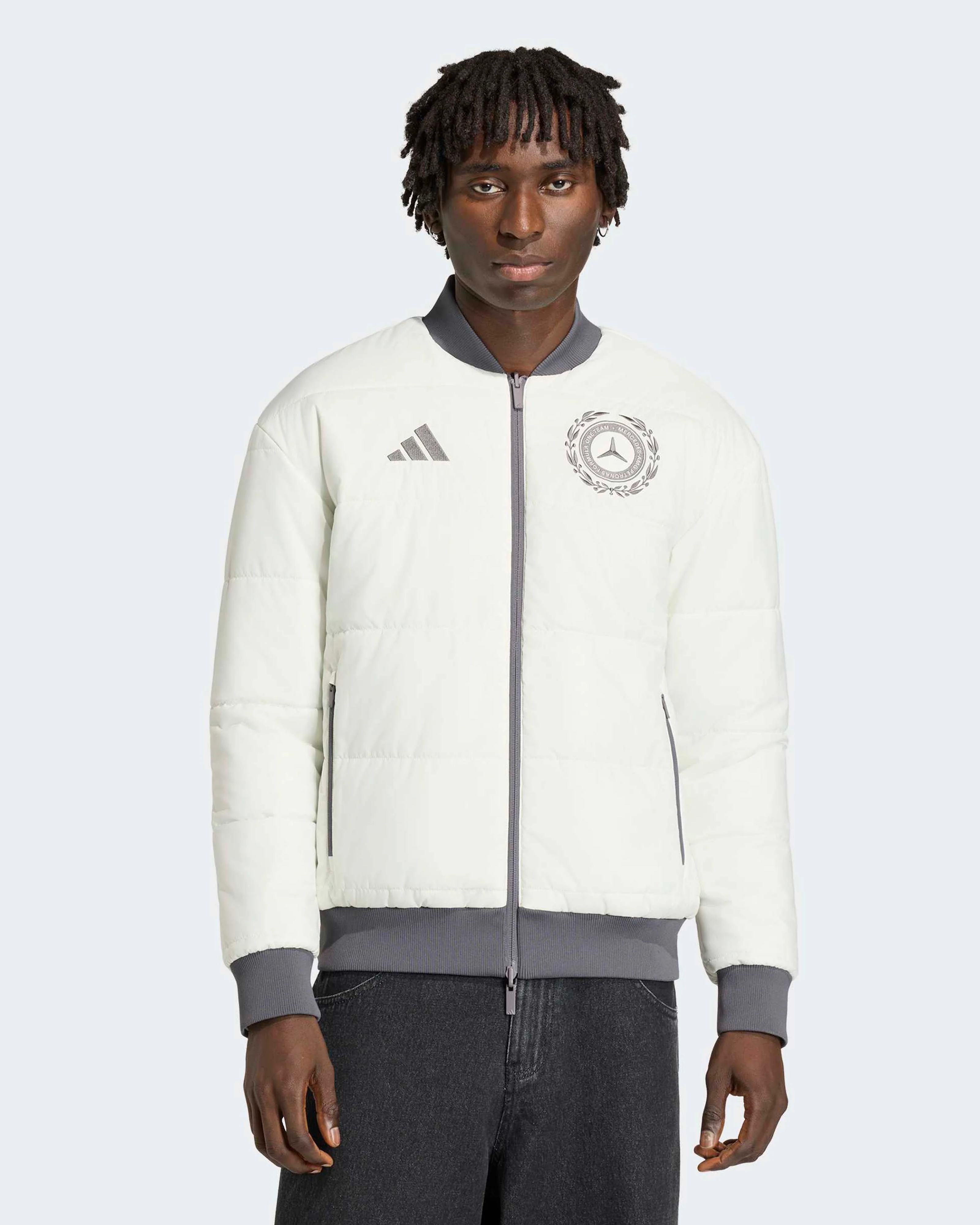 Mens Silver Arrows Icon Jacket Grey - Image 7