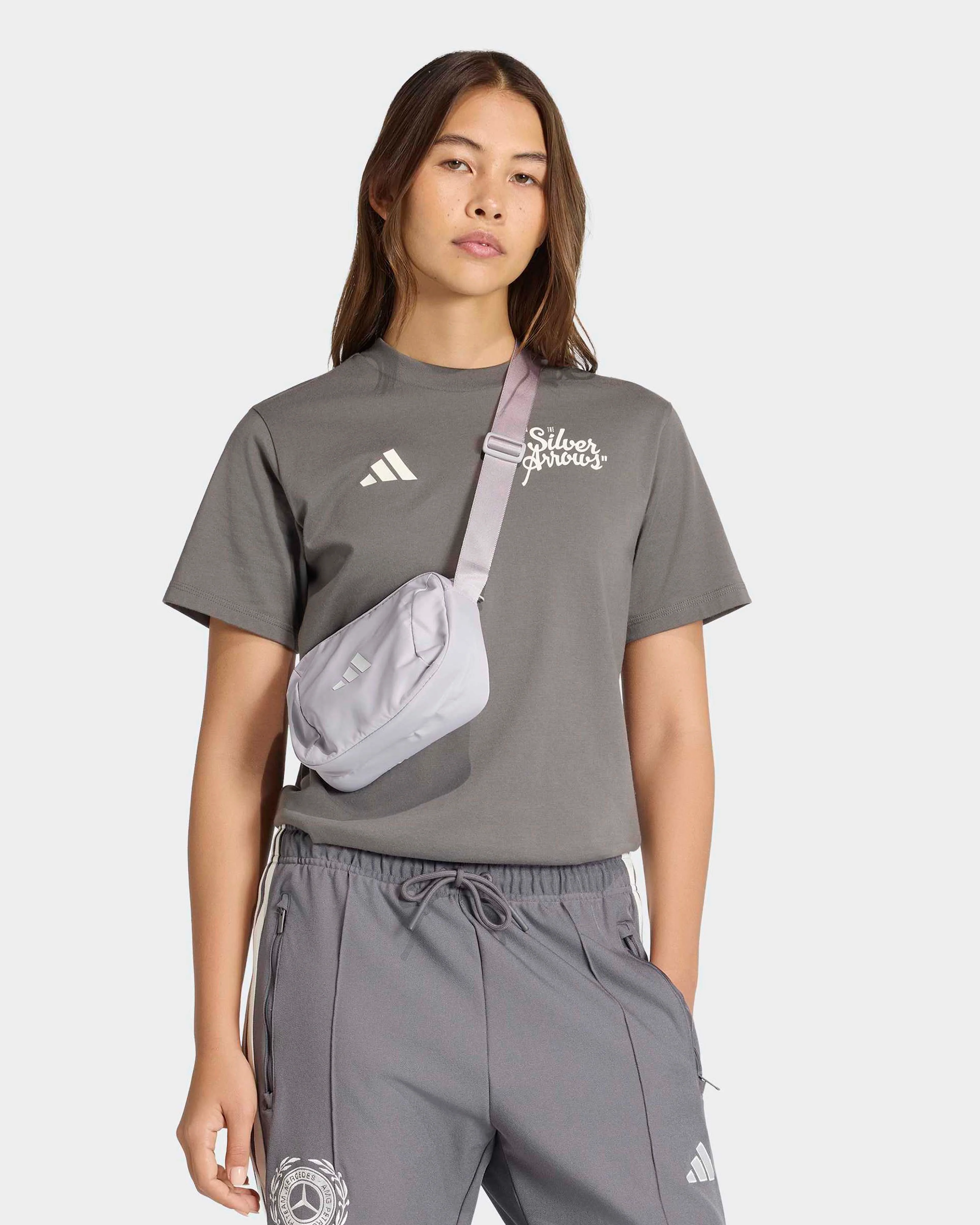 Womens Silver Arrows Heritage T-shirt Grey - Image 3