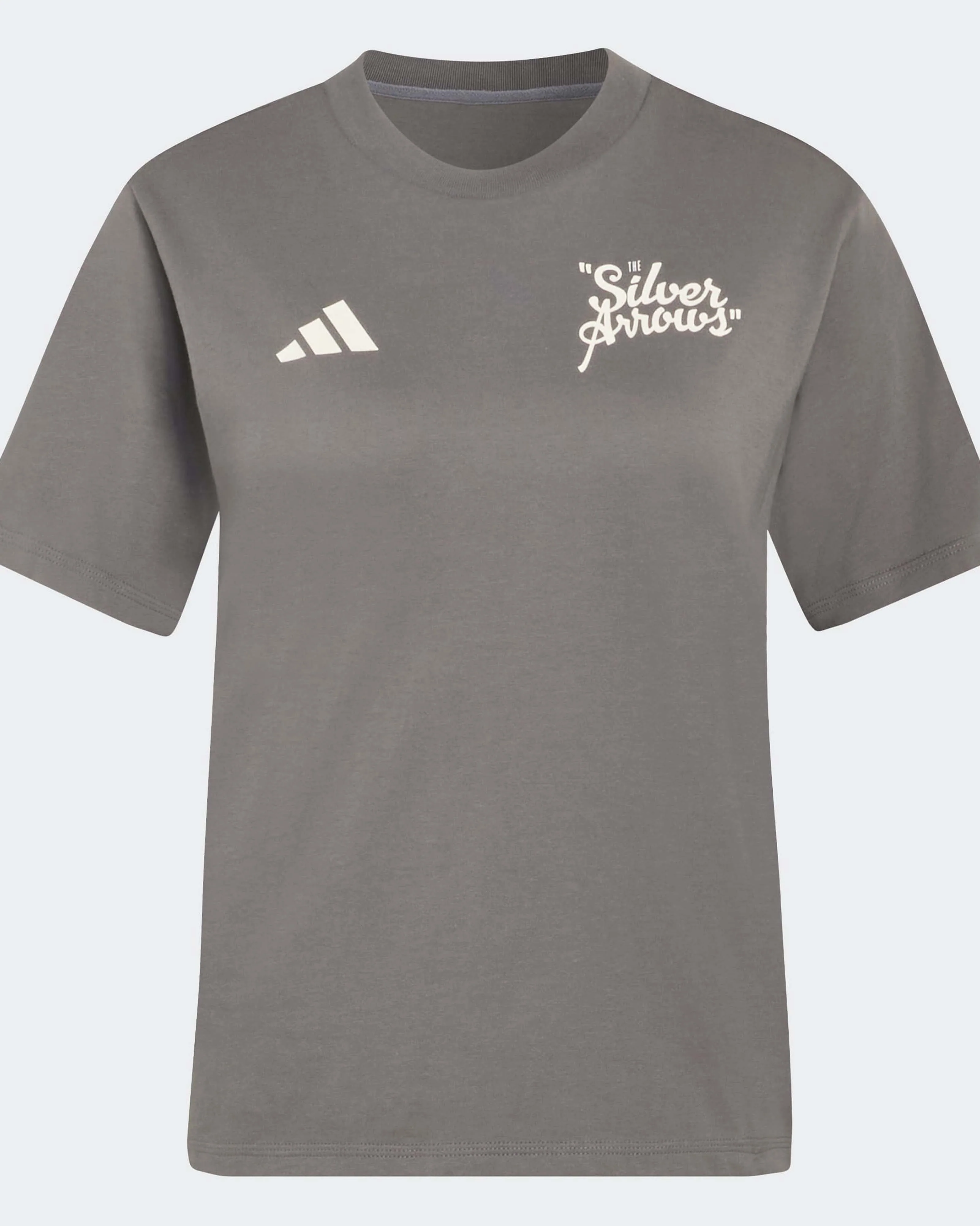 Womens Silver Arrows Heritage T-shirt Grey - Image 6