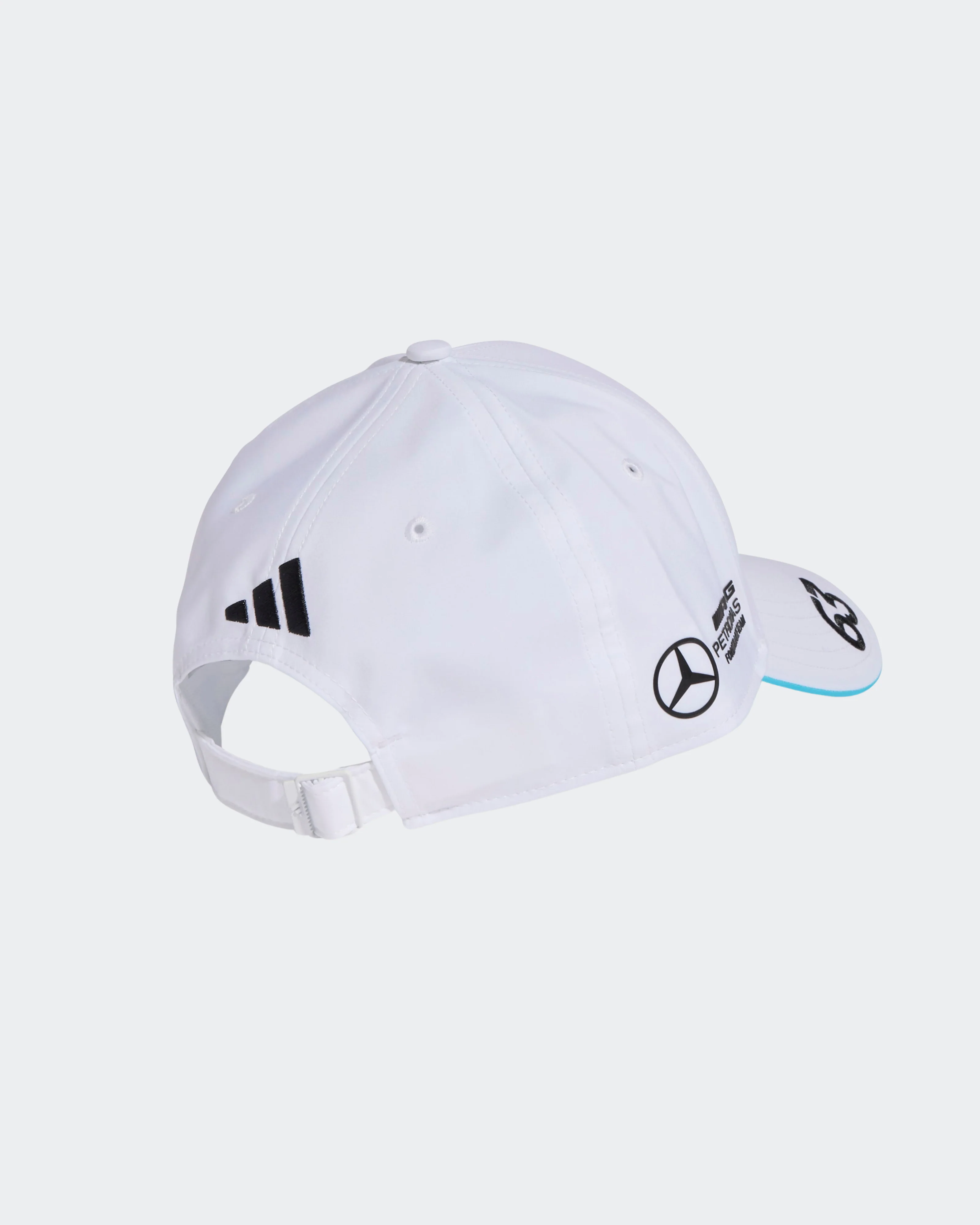 George Russell 2025 Team Driver Cap White - Image 3