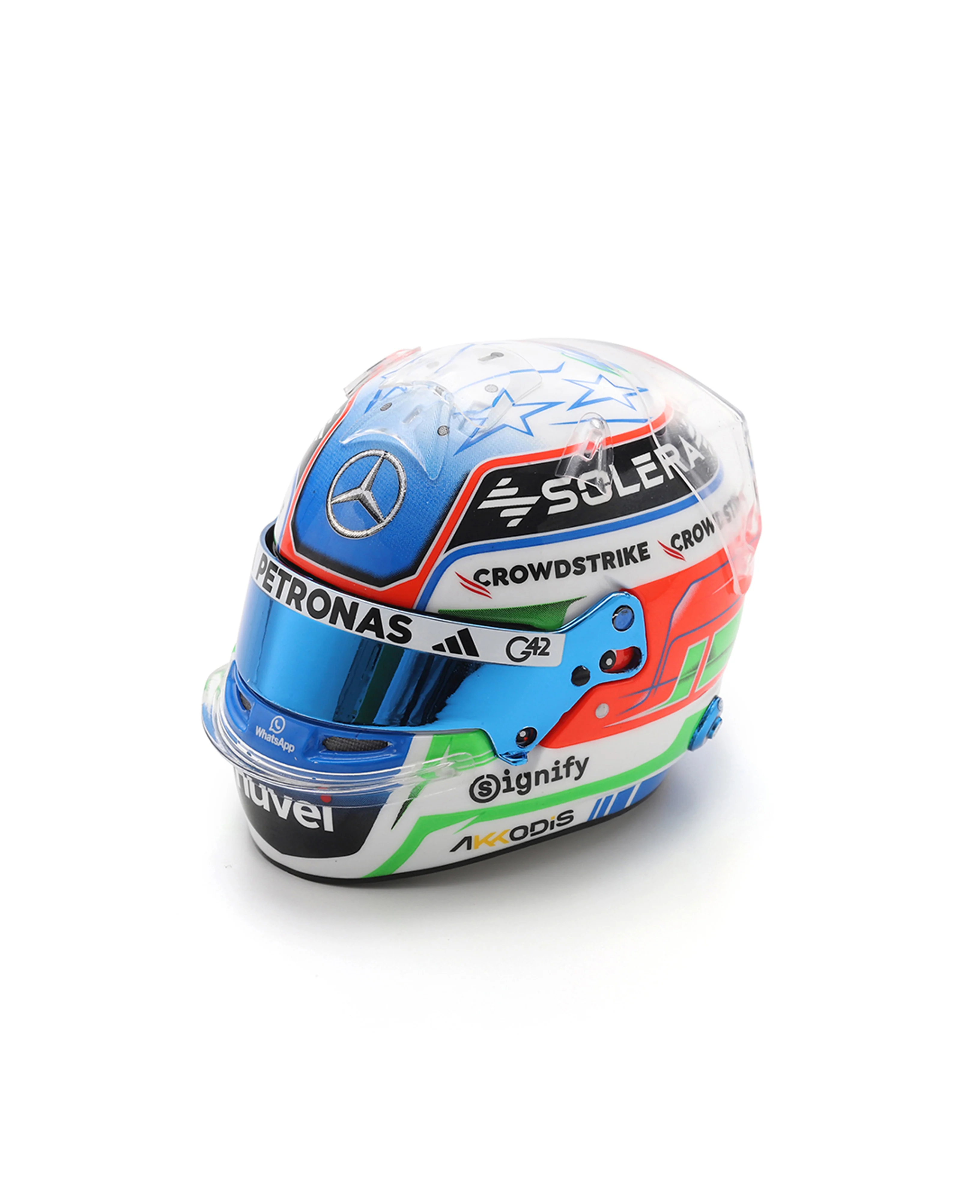 Kimi Antonelli 2025 Sparks Helmet 1:5 - Image 4