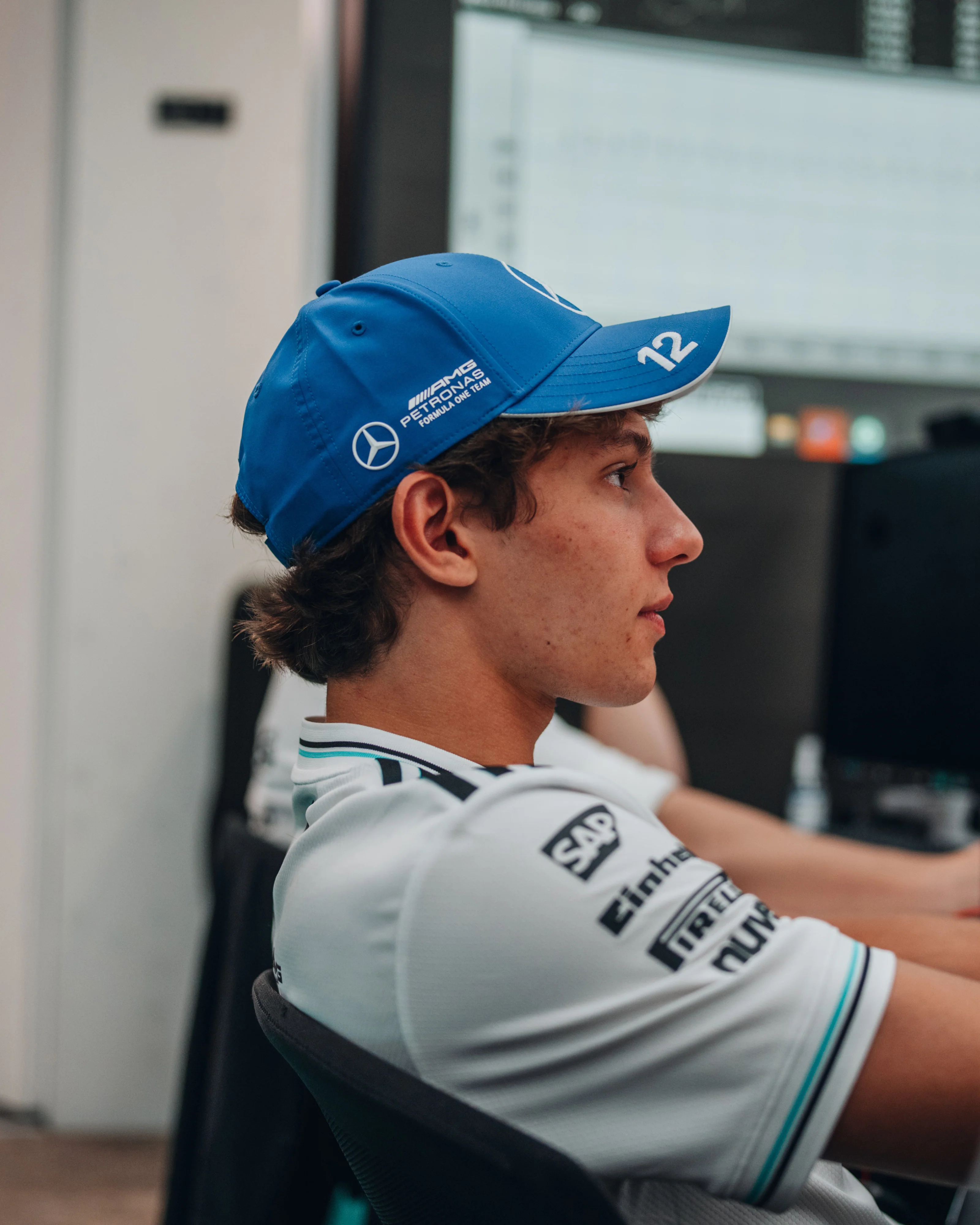 Kimi Antonelli 2025 Team Driver Cap Blue - Image 4