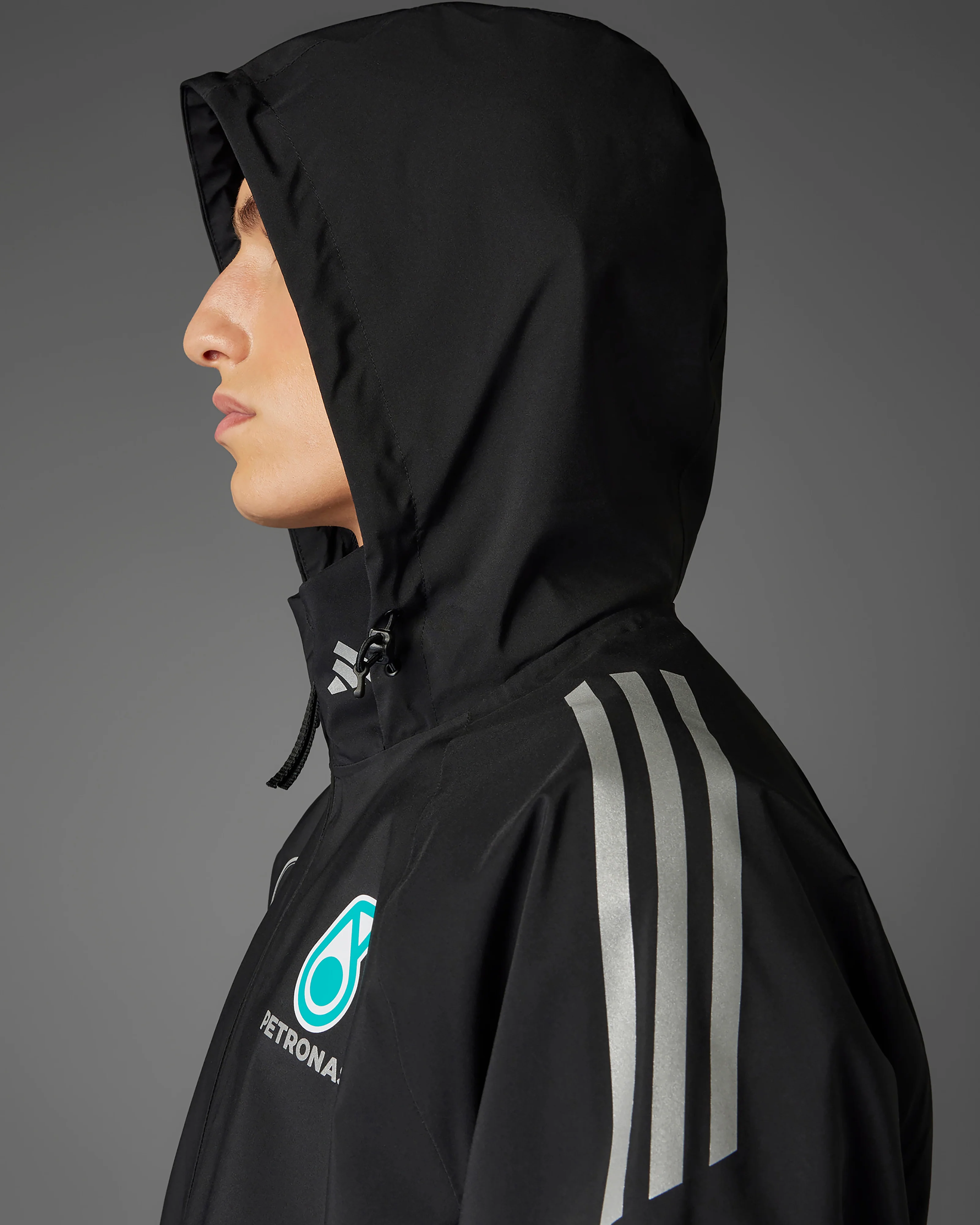 Mens 2025 Mechanics Rain Jacket Black - Image 3