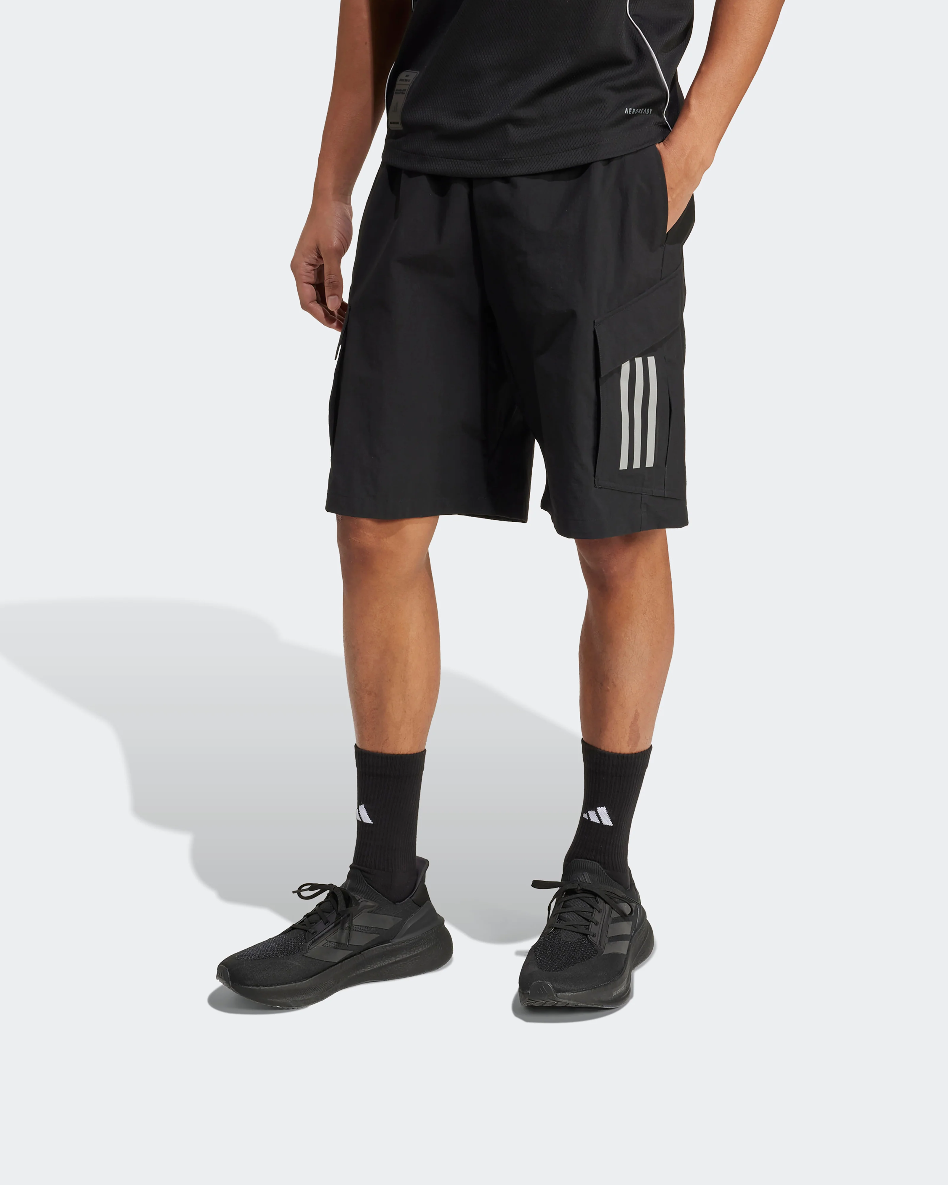 Mens 2025 Mechanics Shorts Black - Image 6