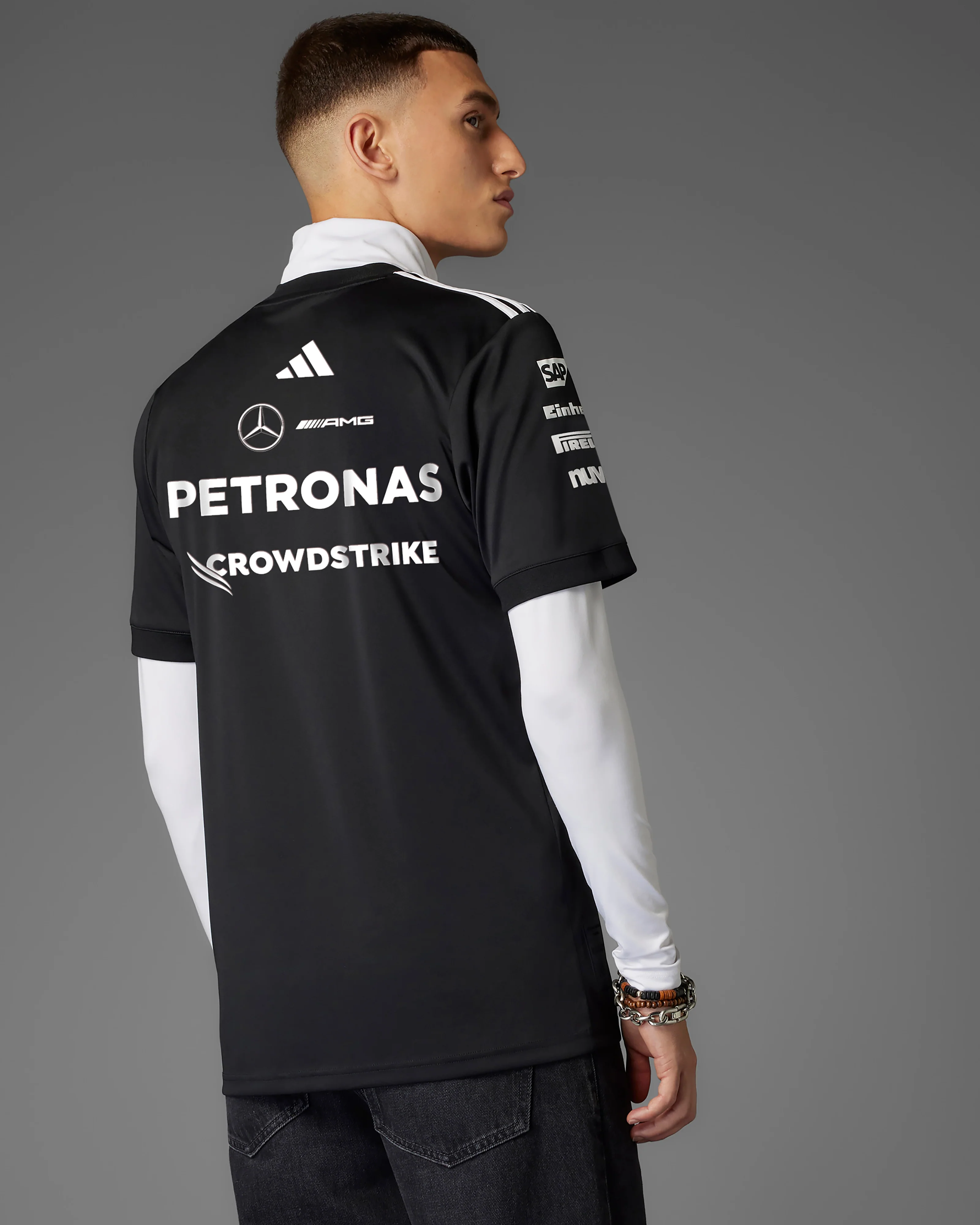Mens 2025 Team Driver Tee Black - Image 3
