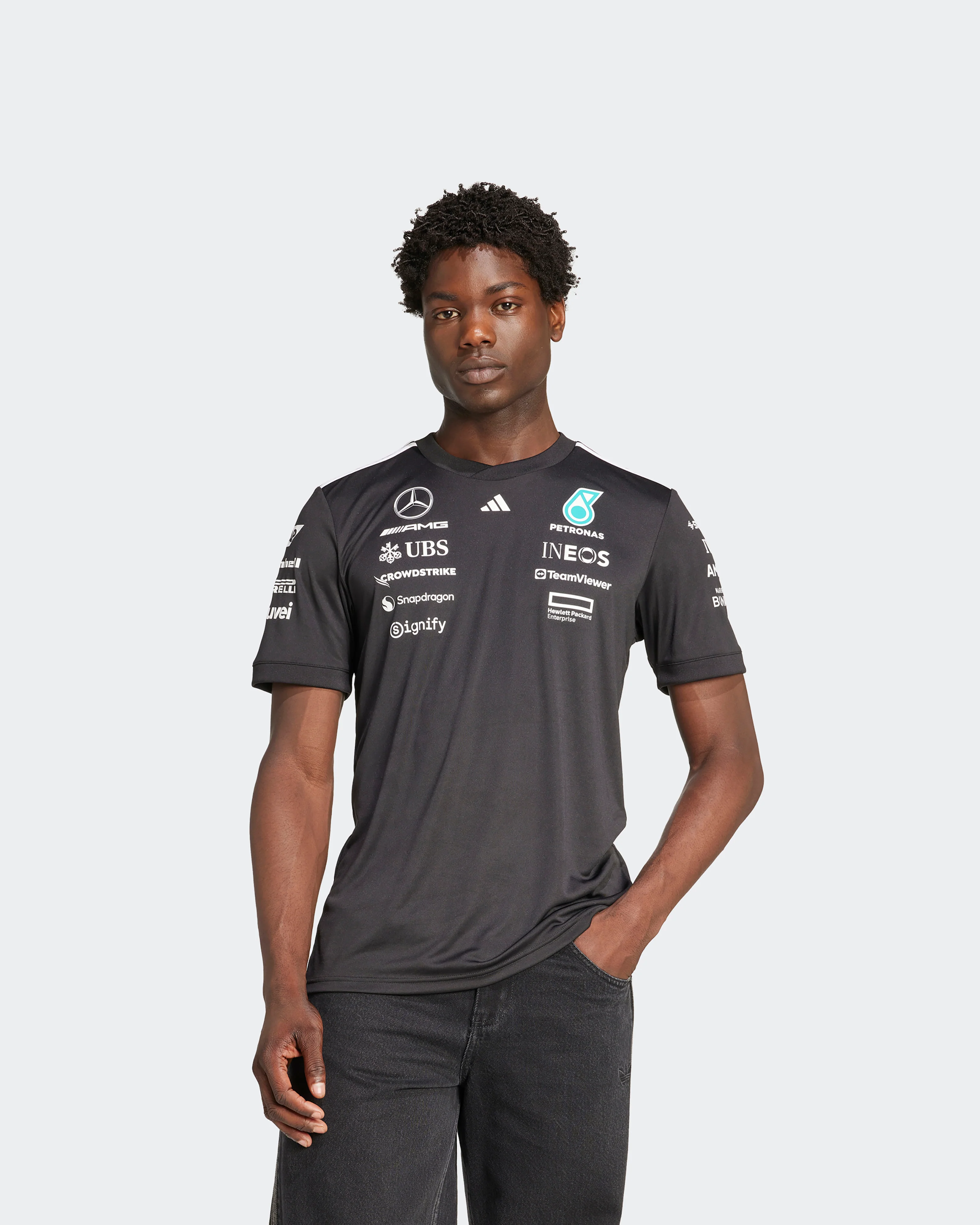 Mens 2025 Team Driver Tee Black - Image 5