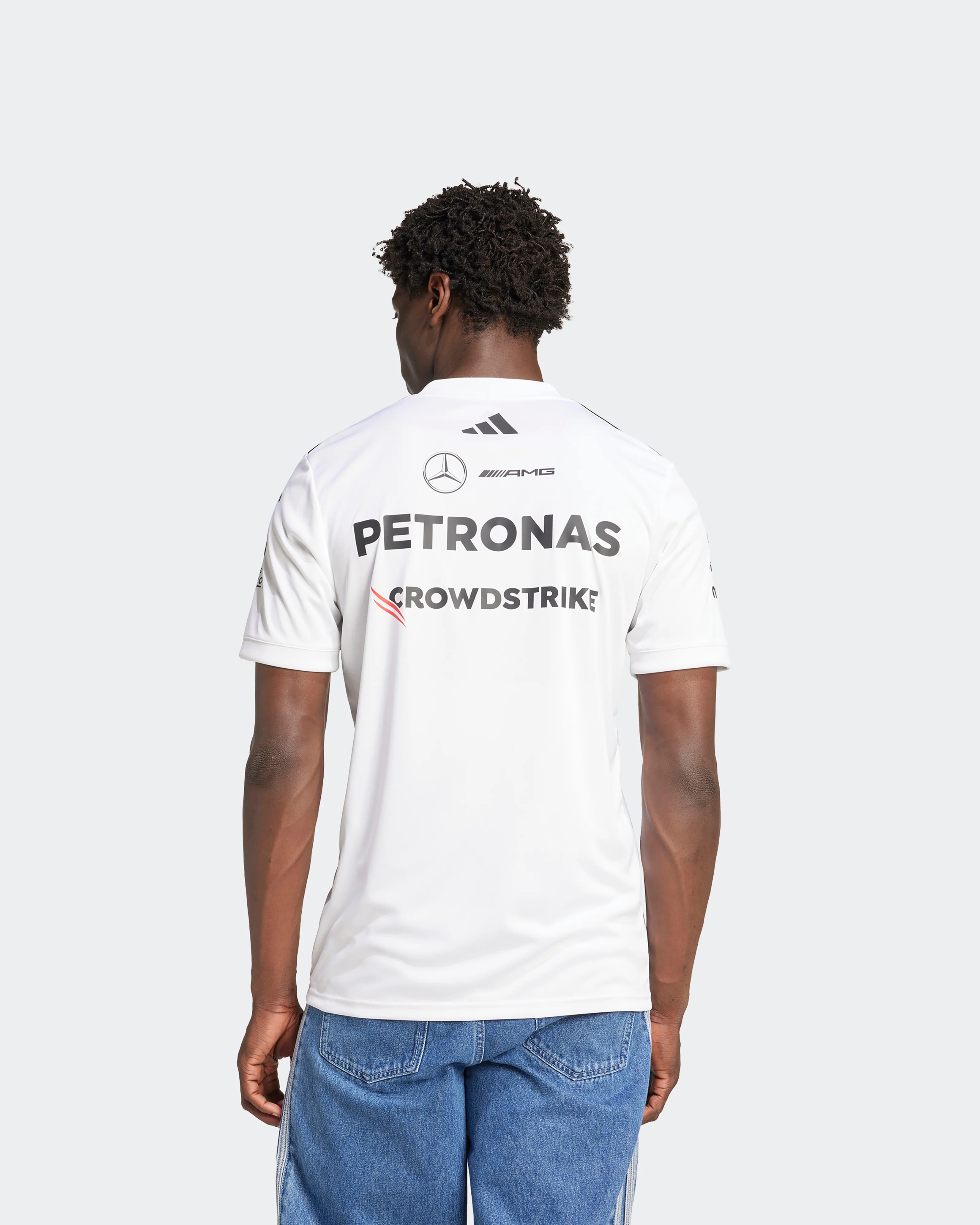 Mens 2025 Team Driver Tee White - Image 5