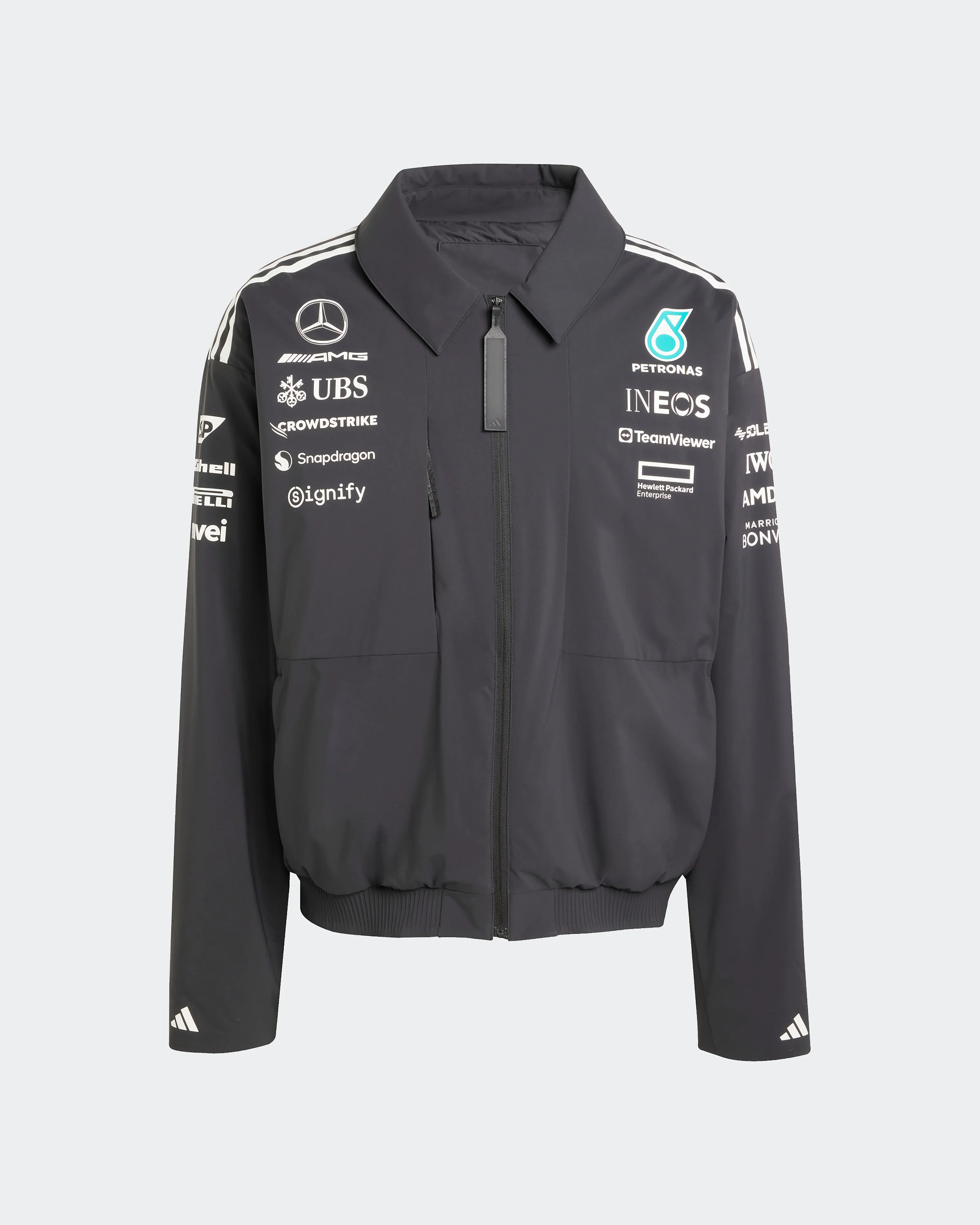 Mens 2025 Team Jacket Black - Image 8