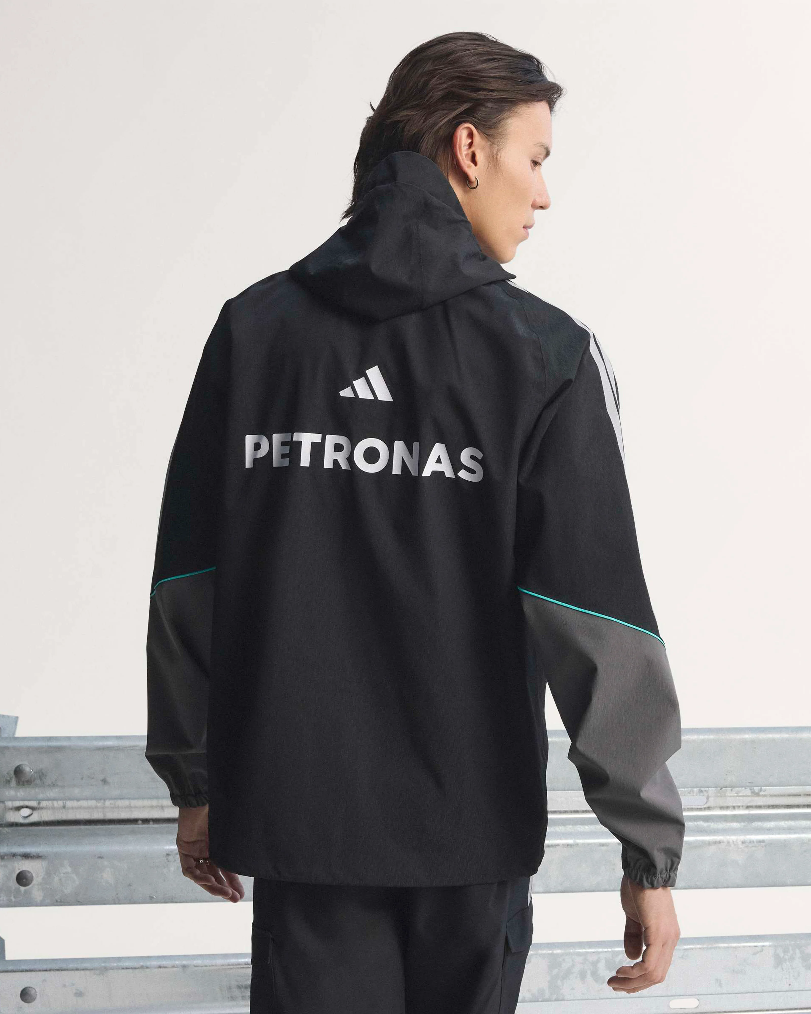 Mens 2026 Mechanics Rain Jacket Black - Image 4