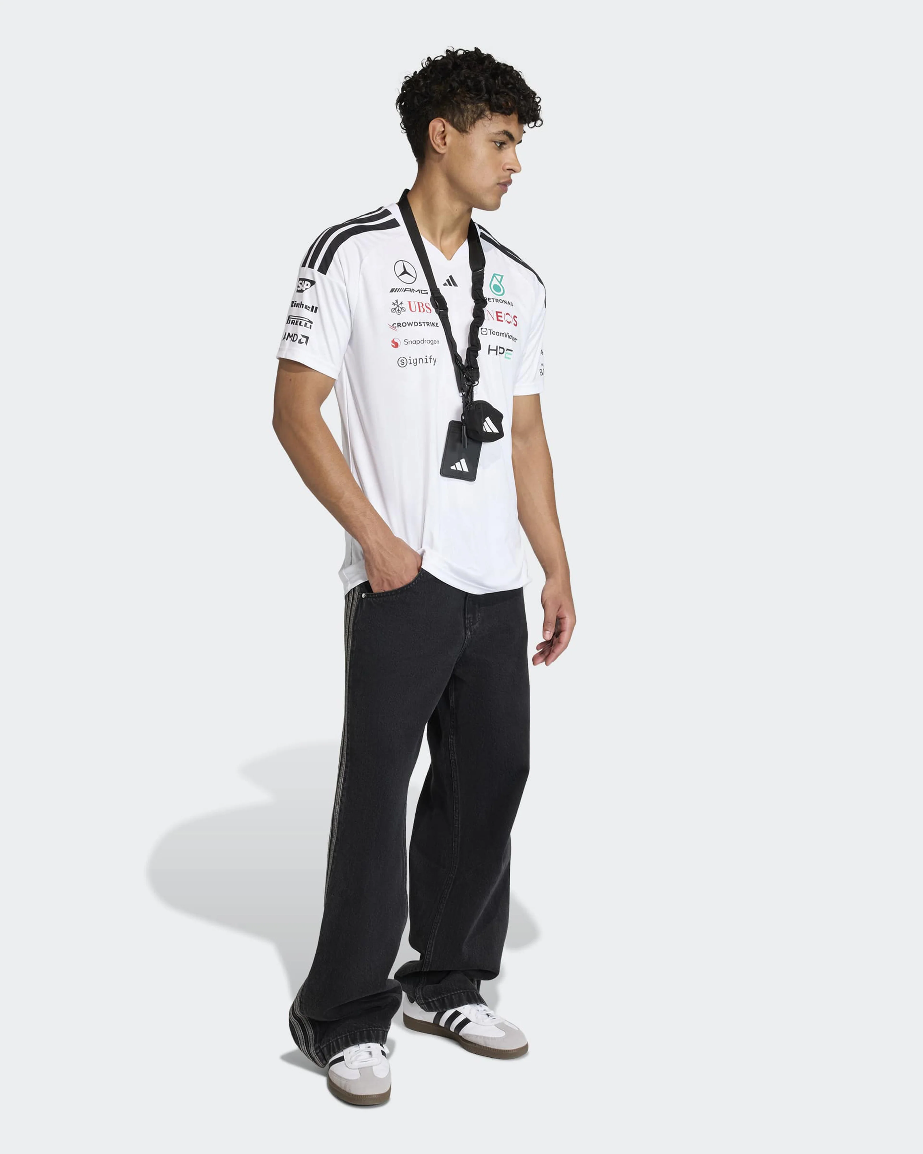 Mens 2026 Team Driver Tee White - Image 3