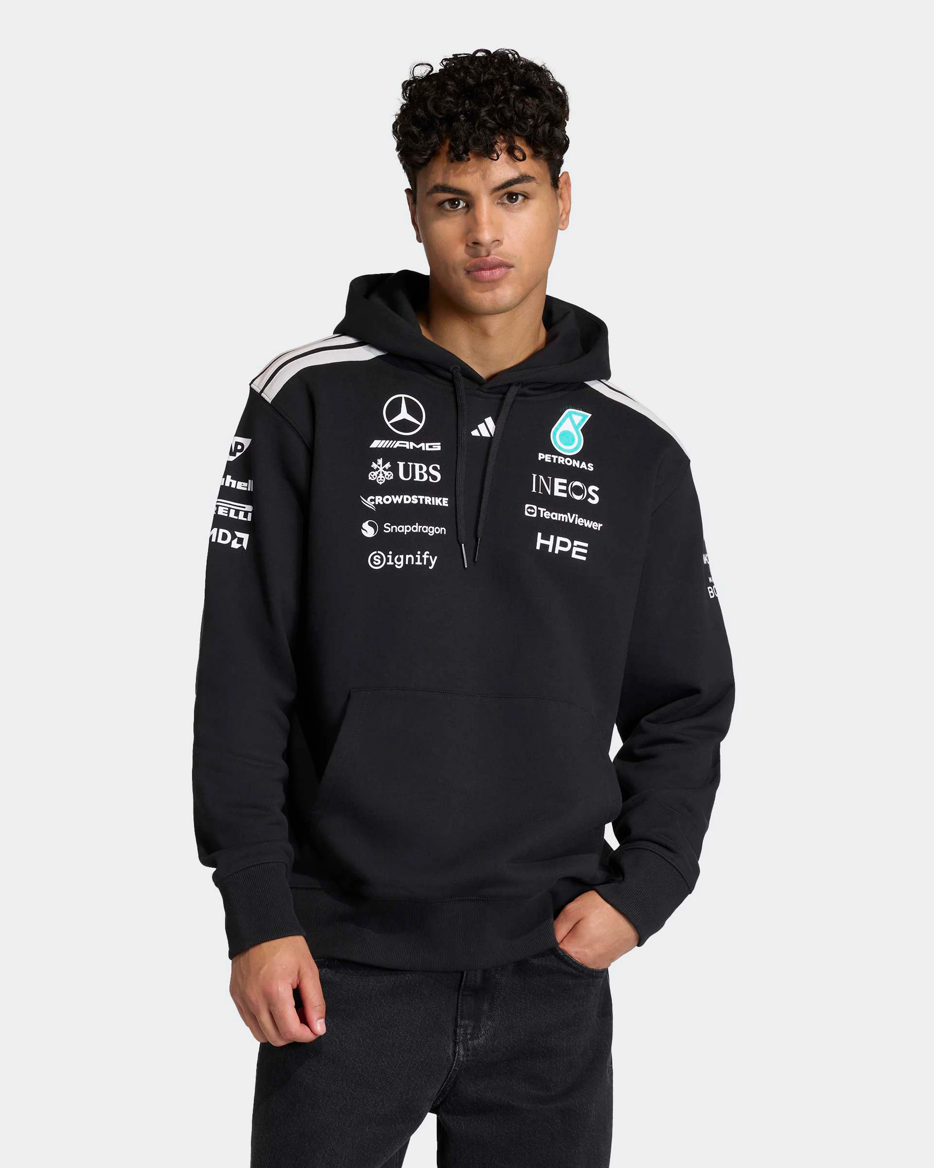 Mens 2026 Team Hoody Black - Image 4