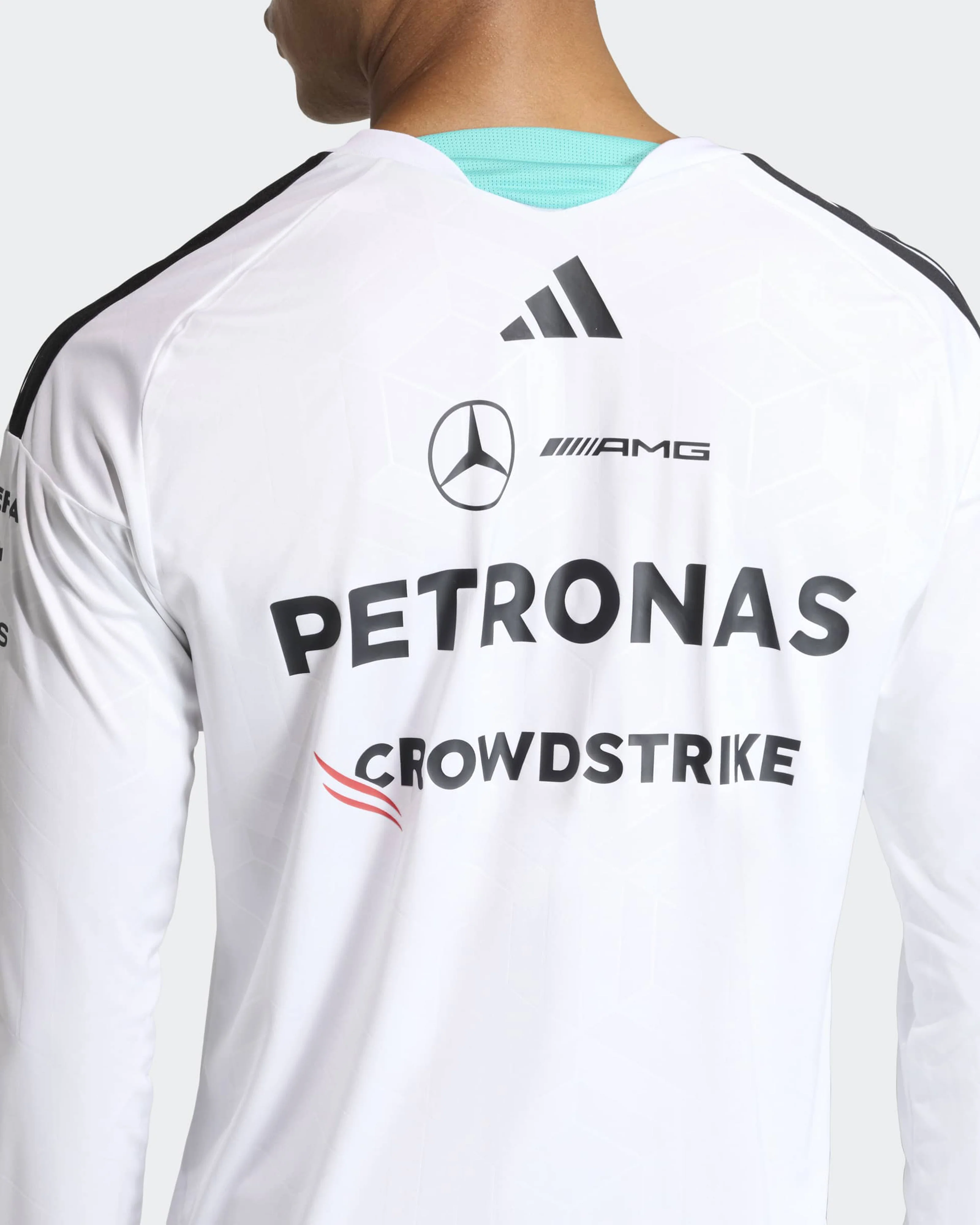 Mens 2026 Team Long-Sleeve Driver Tee White - Image 5