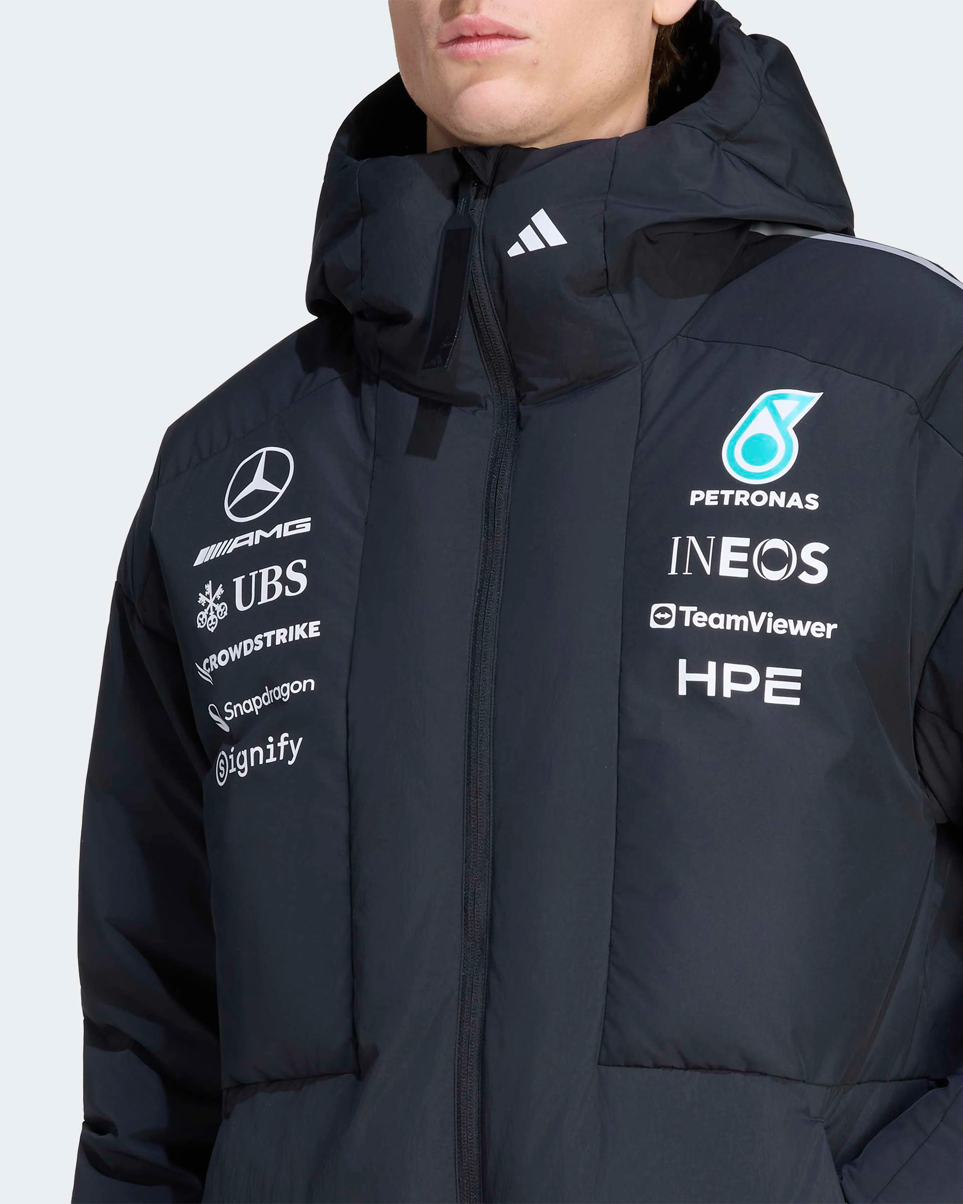 Mens 2026 Team Winter Jacket Black - Image 4