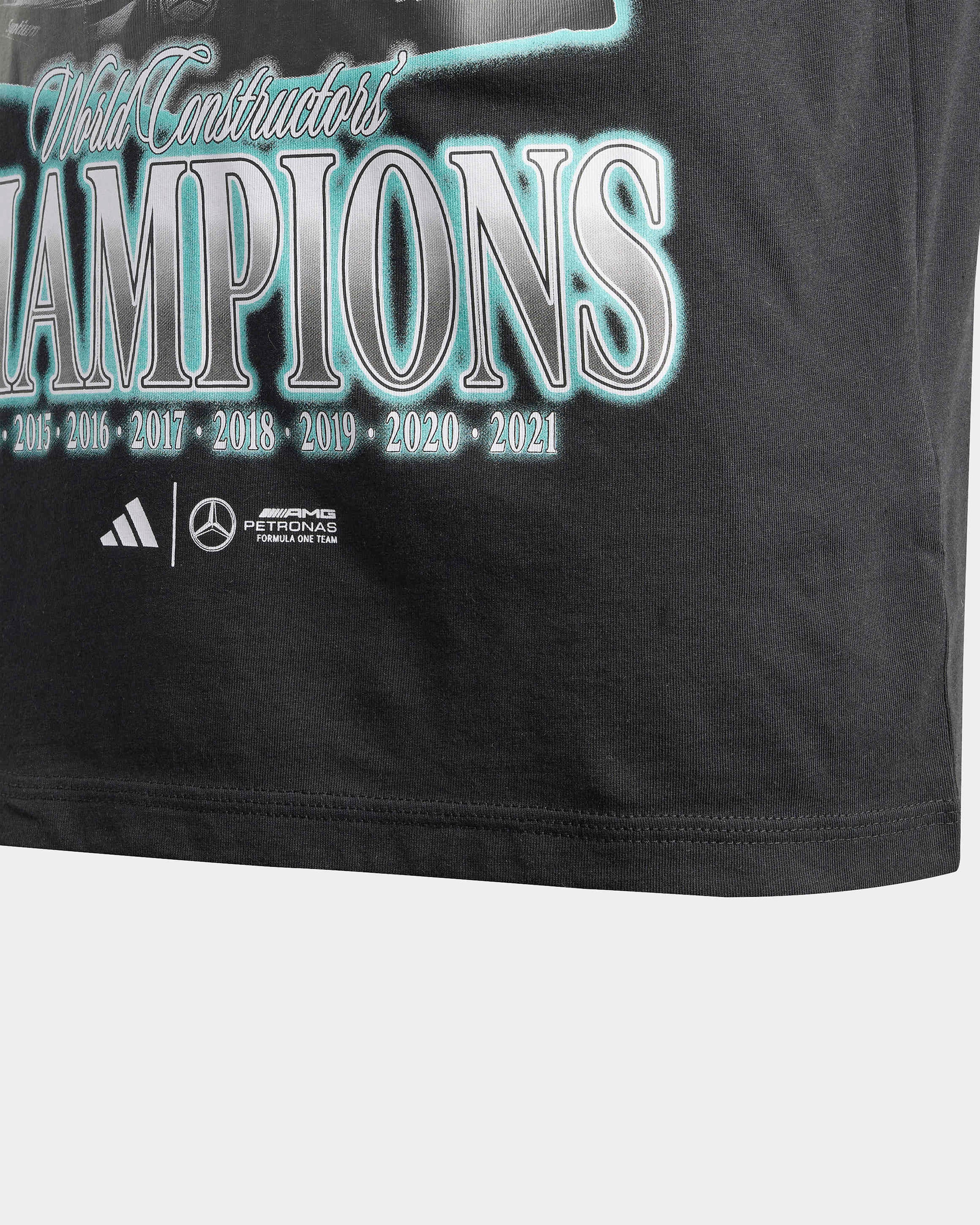 Mens Champions Graphic T-shirt Black - Image 4
