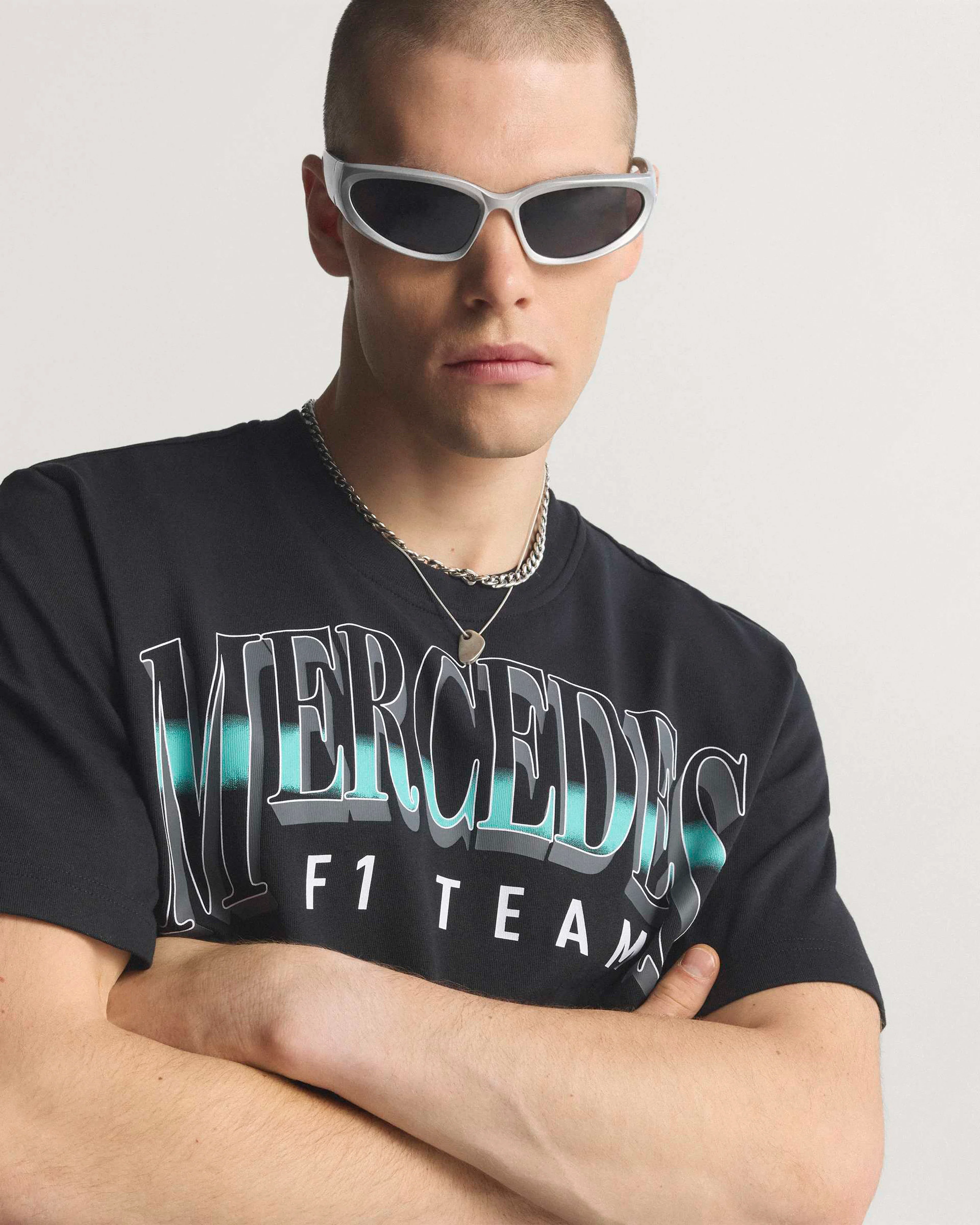 Mens Las Vegas Graphic T-shirt Black - Image 4