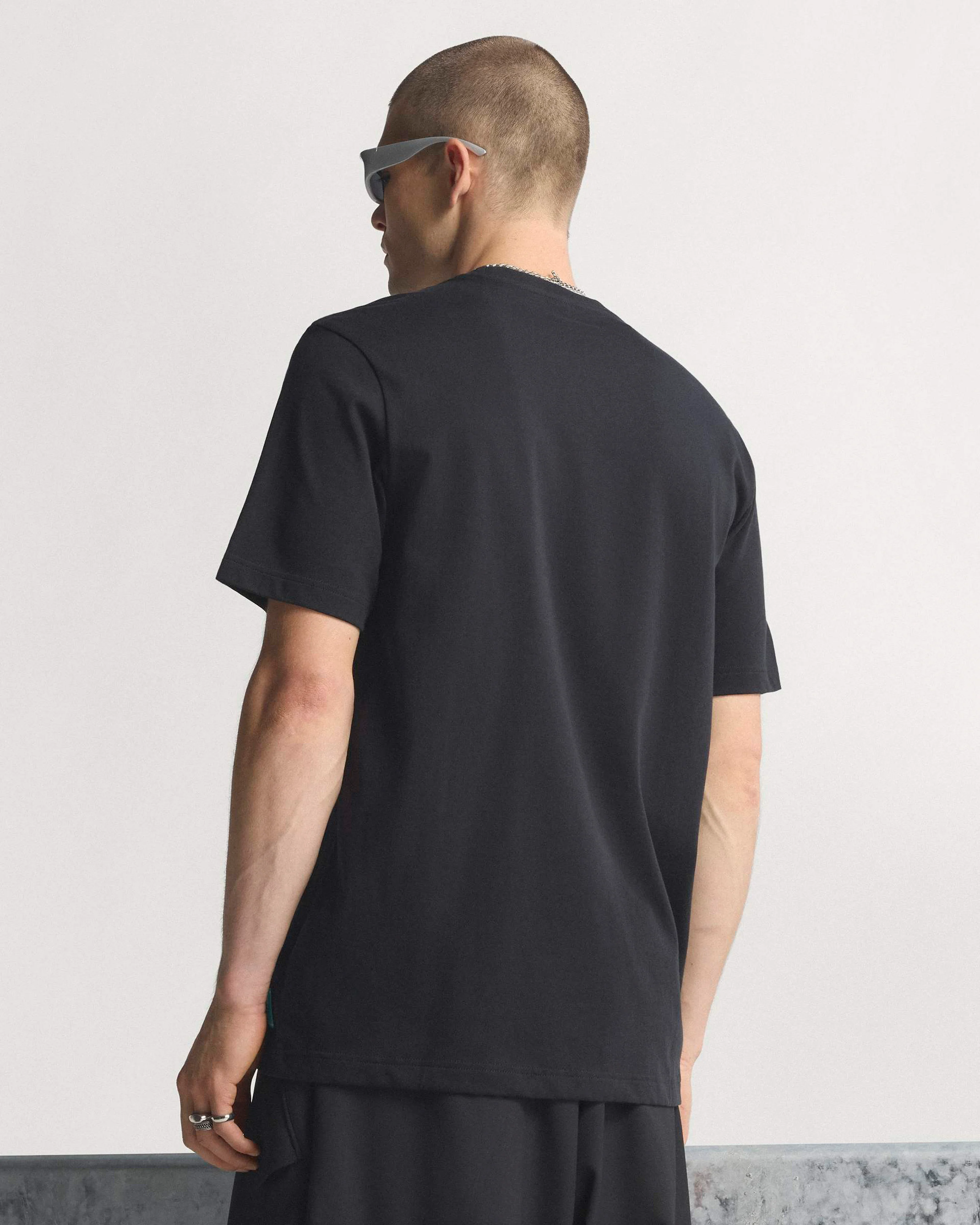 Mens Las Vegas Graphic T-shirt Black - Image 5