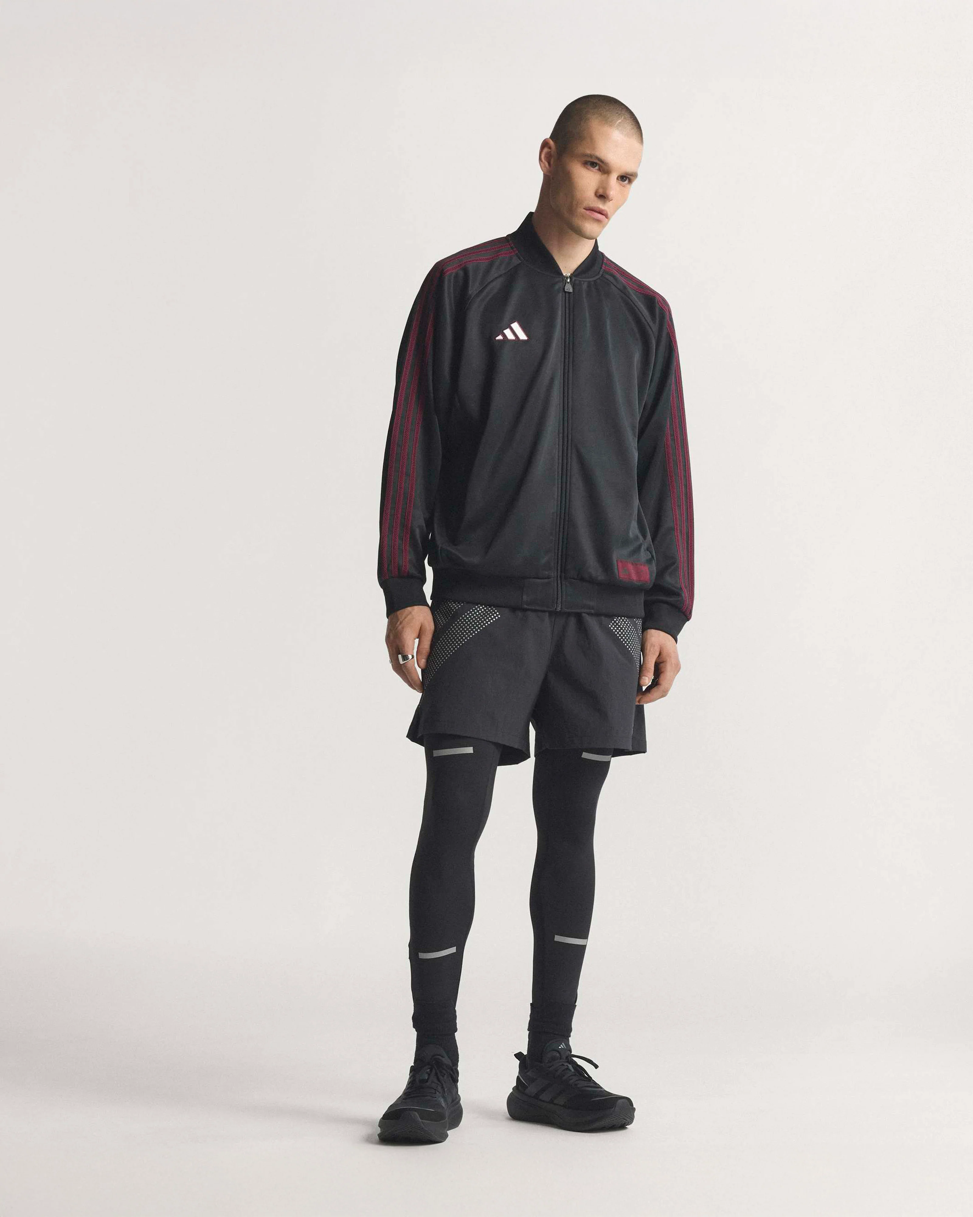 Mens Las Vegas Track Top Black - Image 4