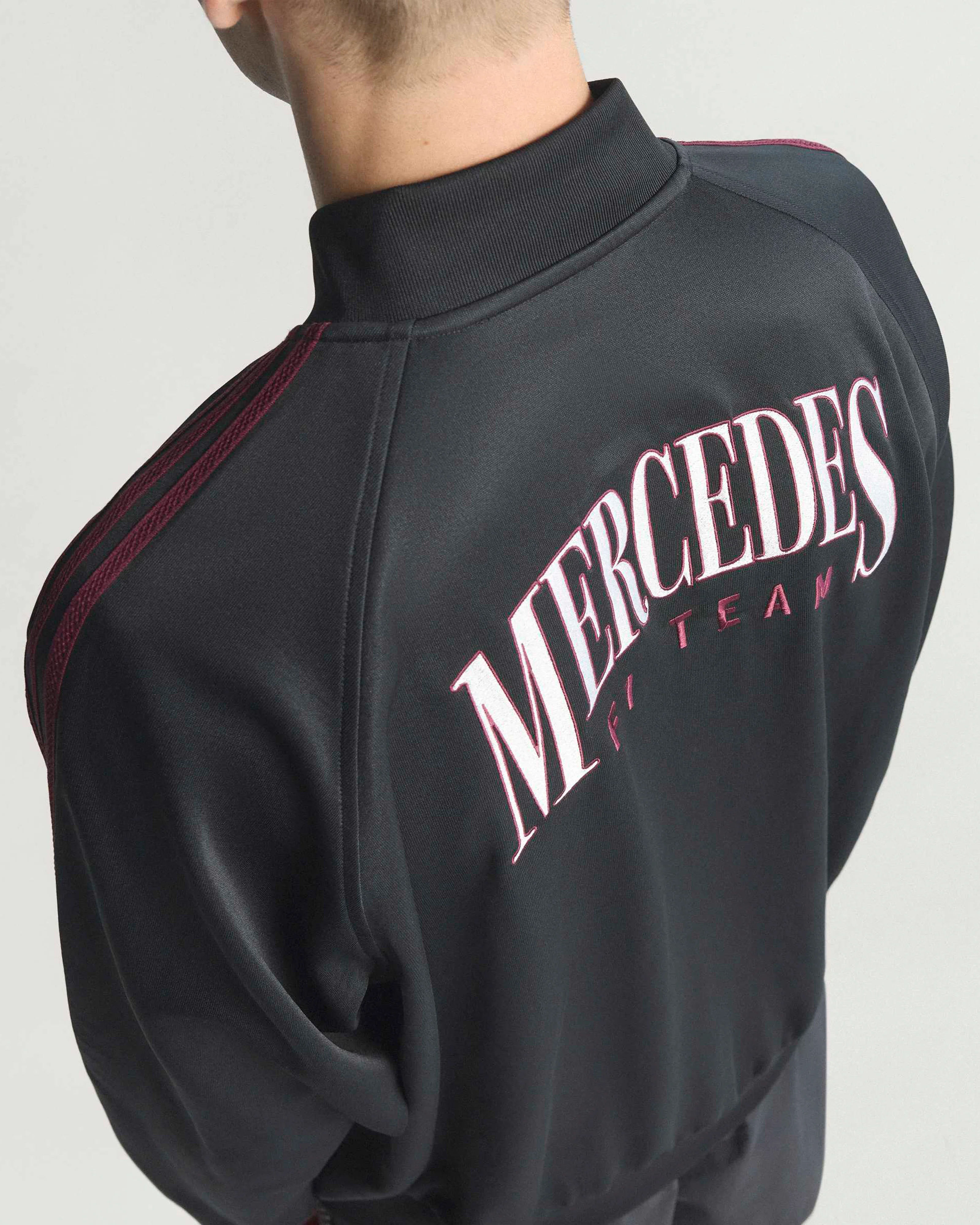 Mens Las Vegas Track Top Black - Image 5