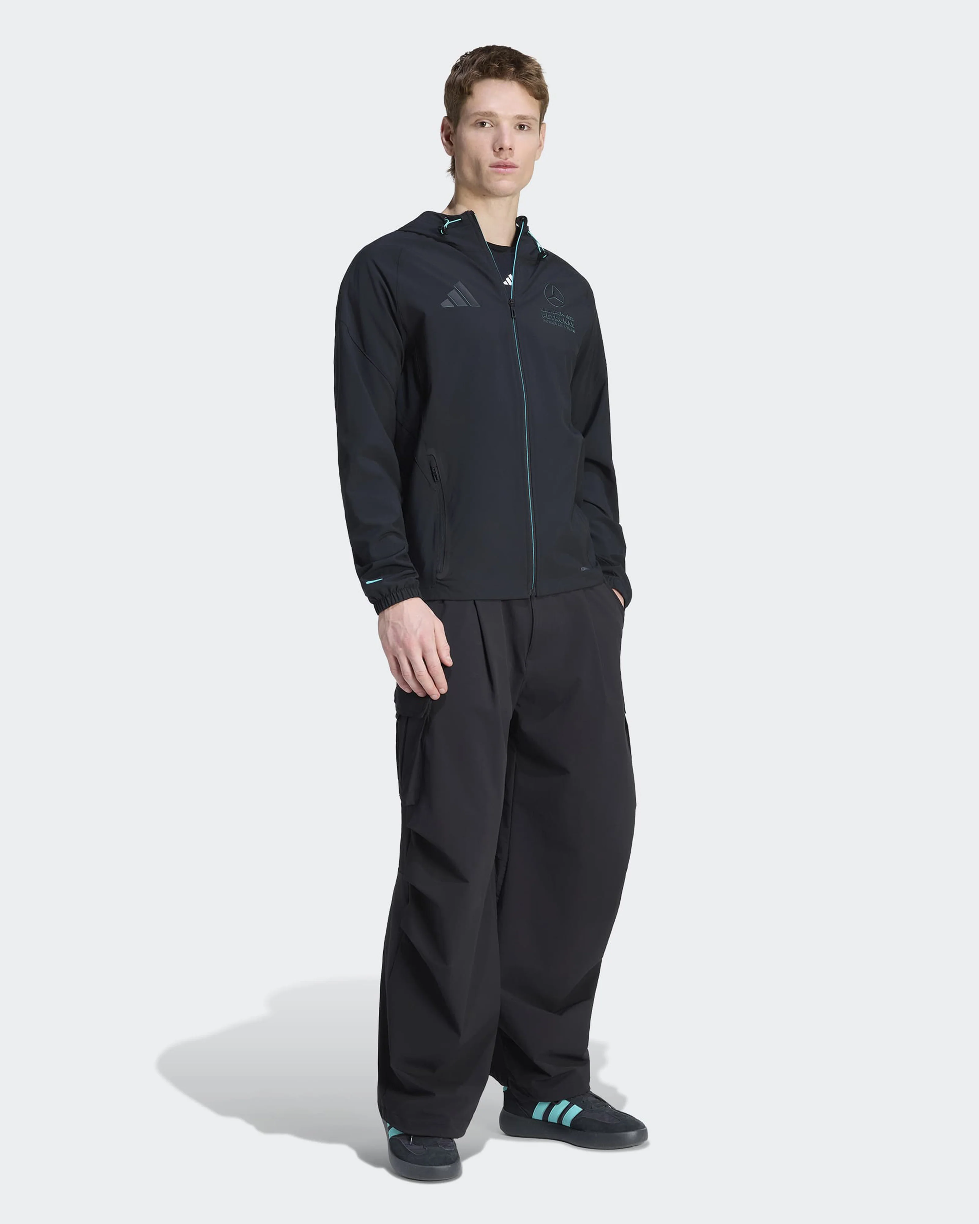 Mens Lights Out Vis Tech Jacket Black - Image 3