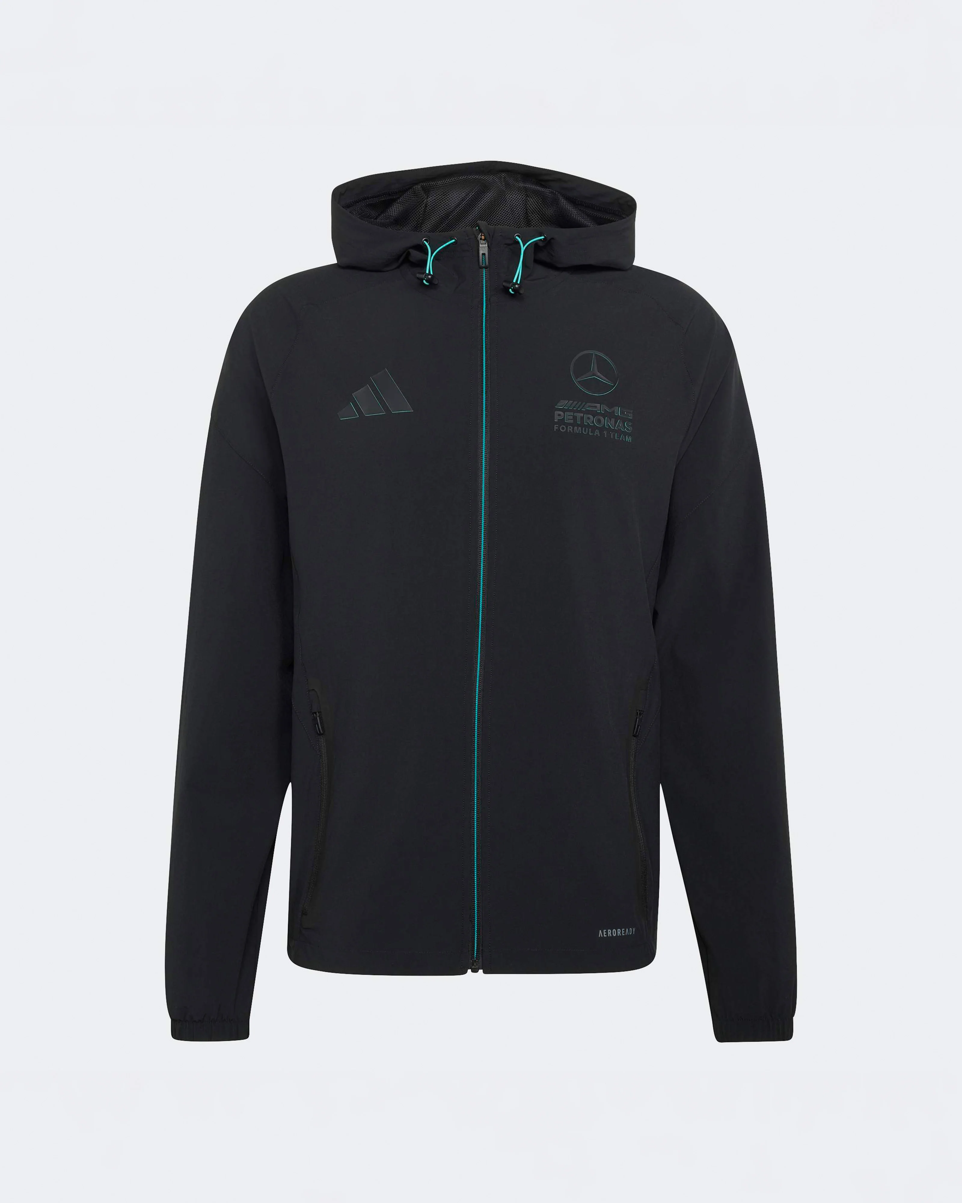 Mens Lights Out Vis Tech Jacket Black - Image 6