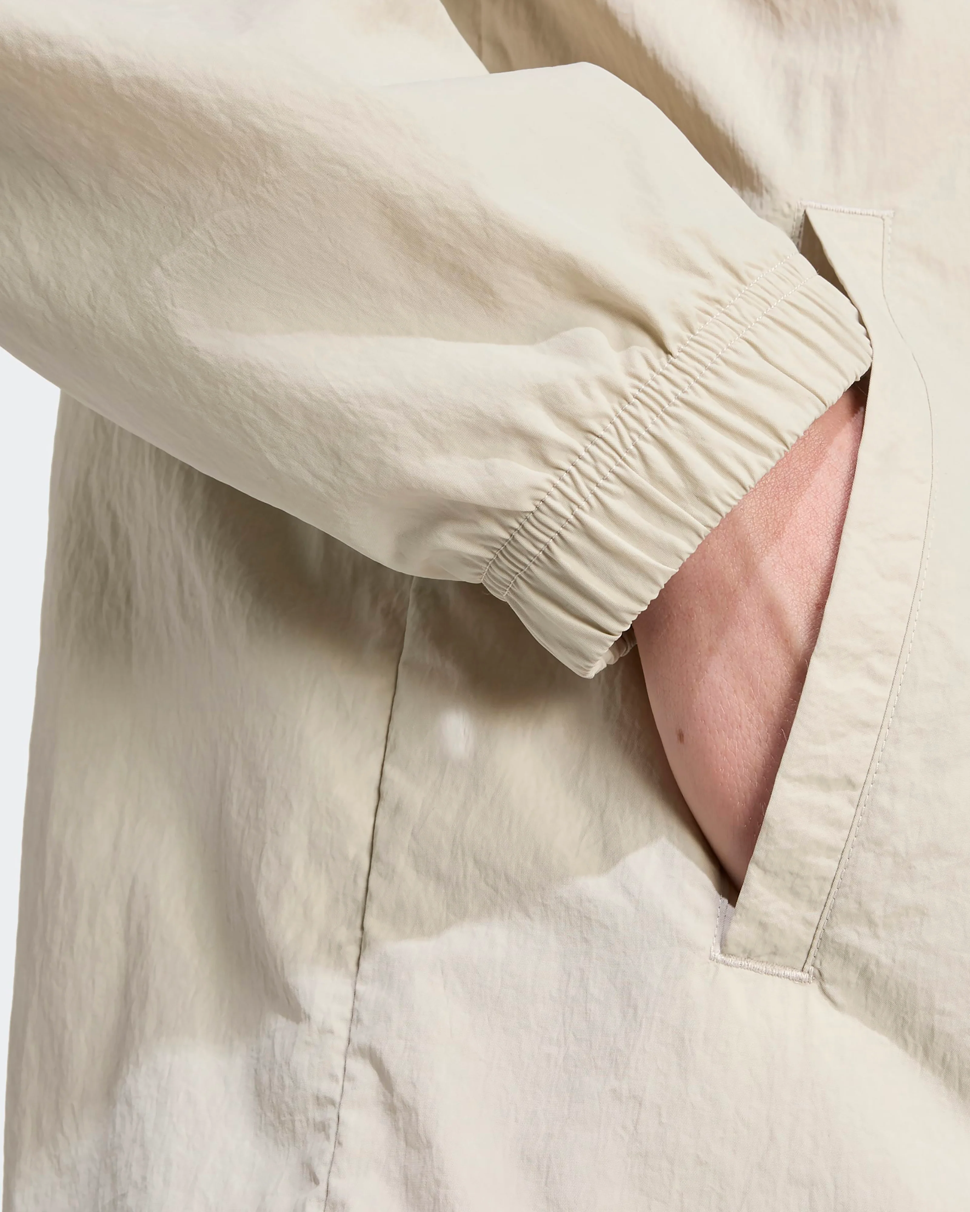 Mens Miami Coach Jacket Beige - Image 6