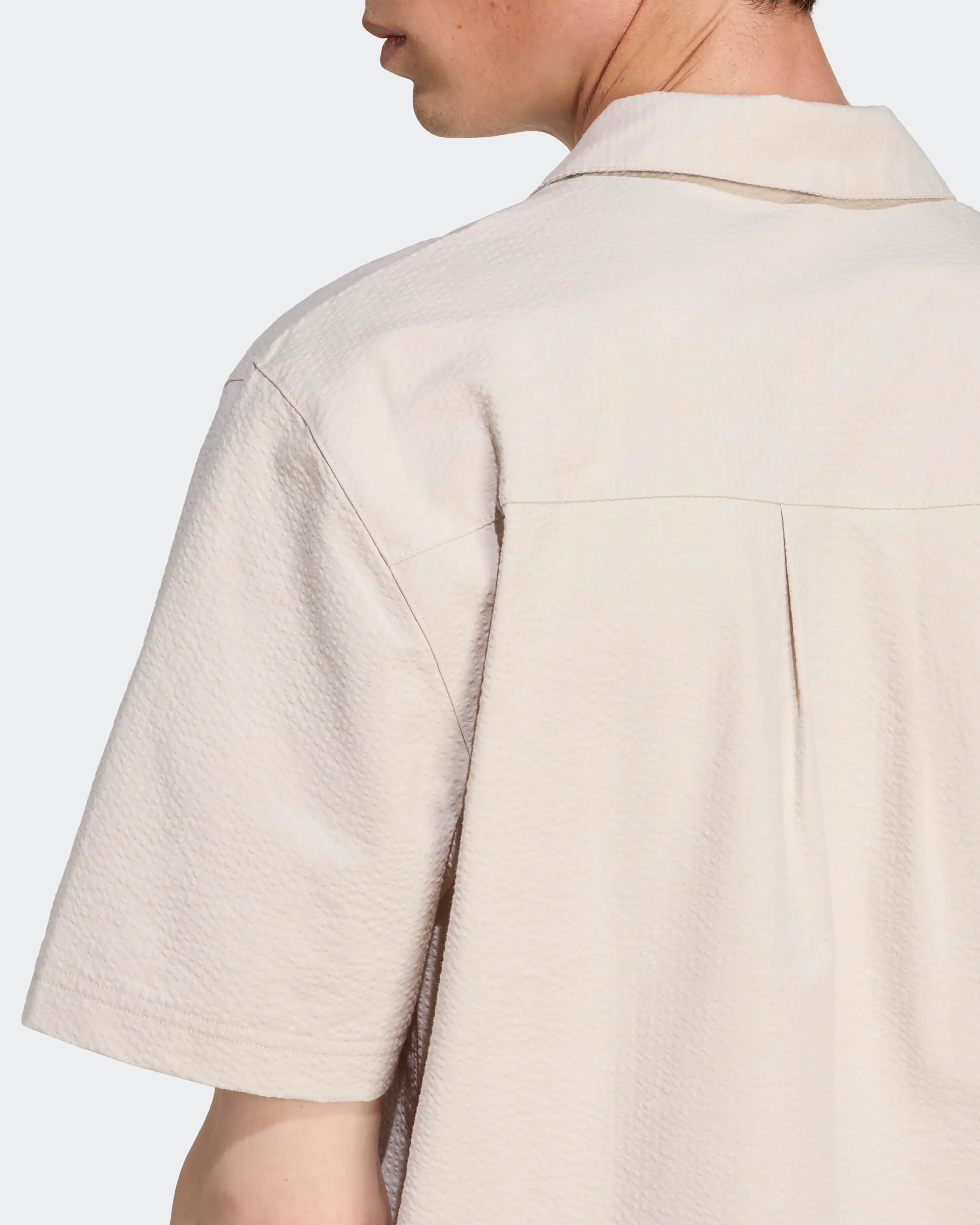 Mens Miami Shirt Beige - Image 5