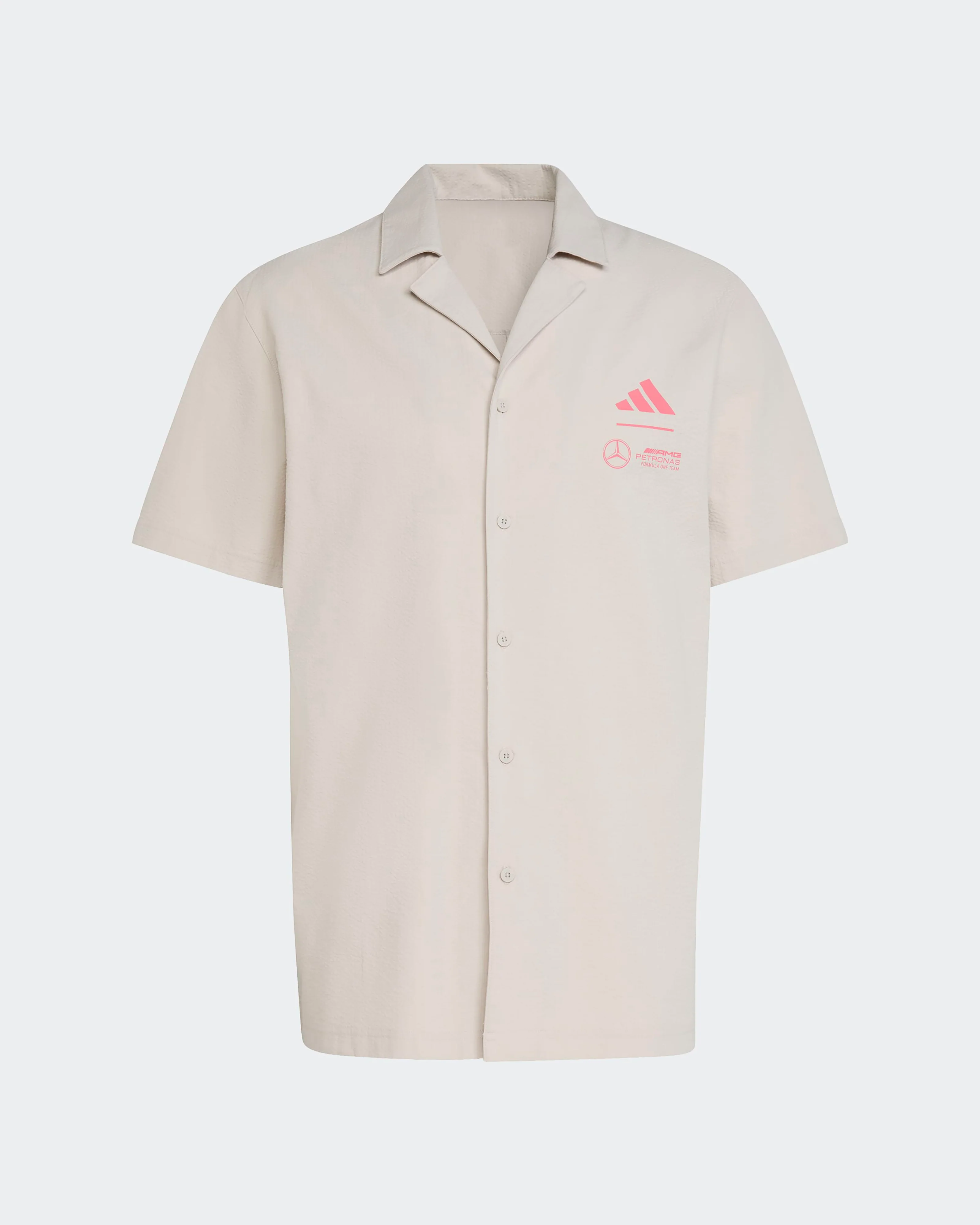Mens Miami Shirt Beige - Image 6