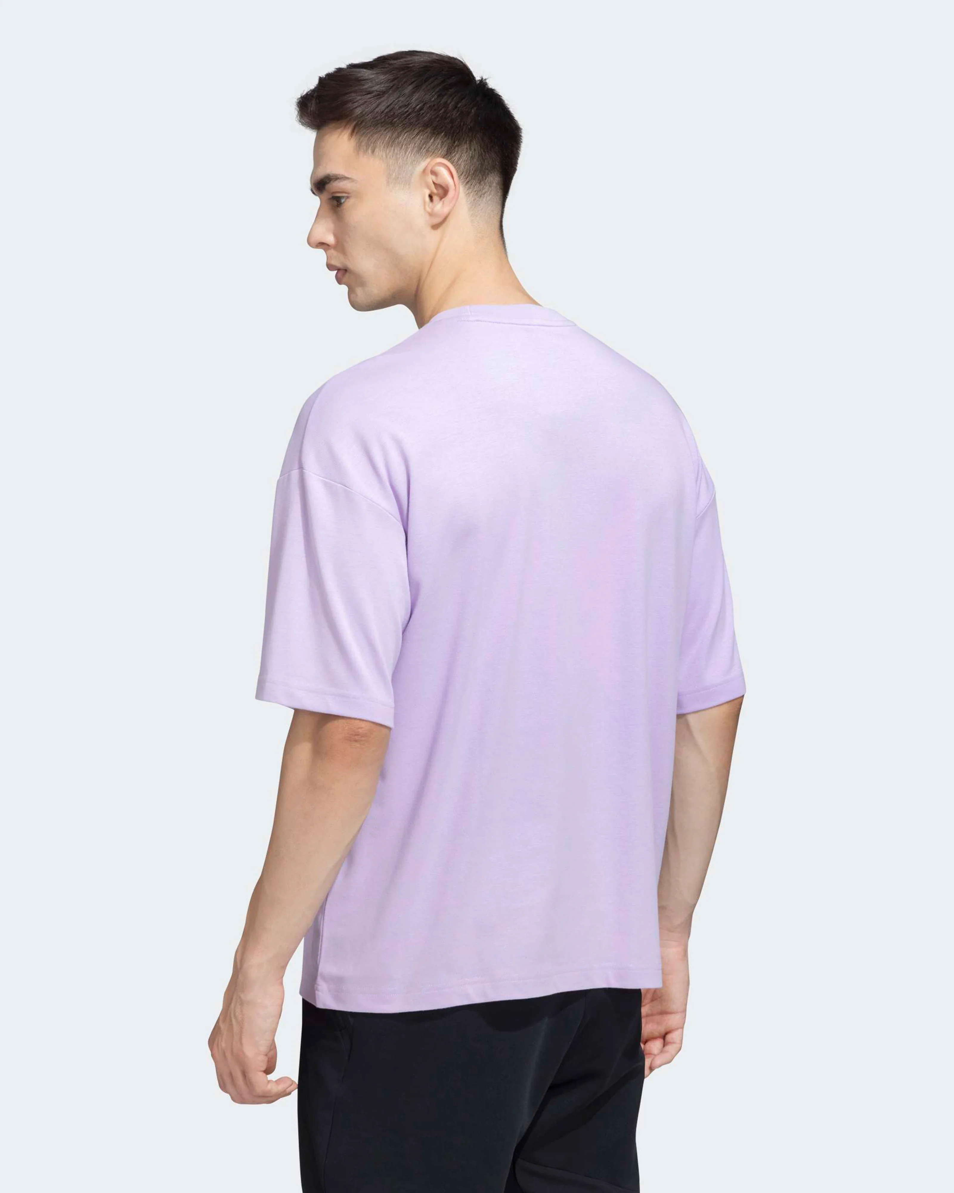 Mens Premium Woven T-shirt Purple - Image 2