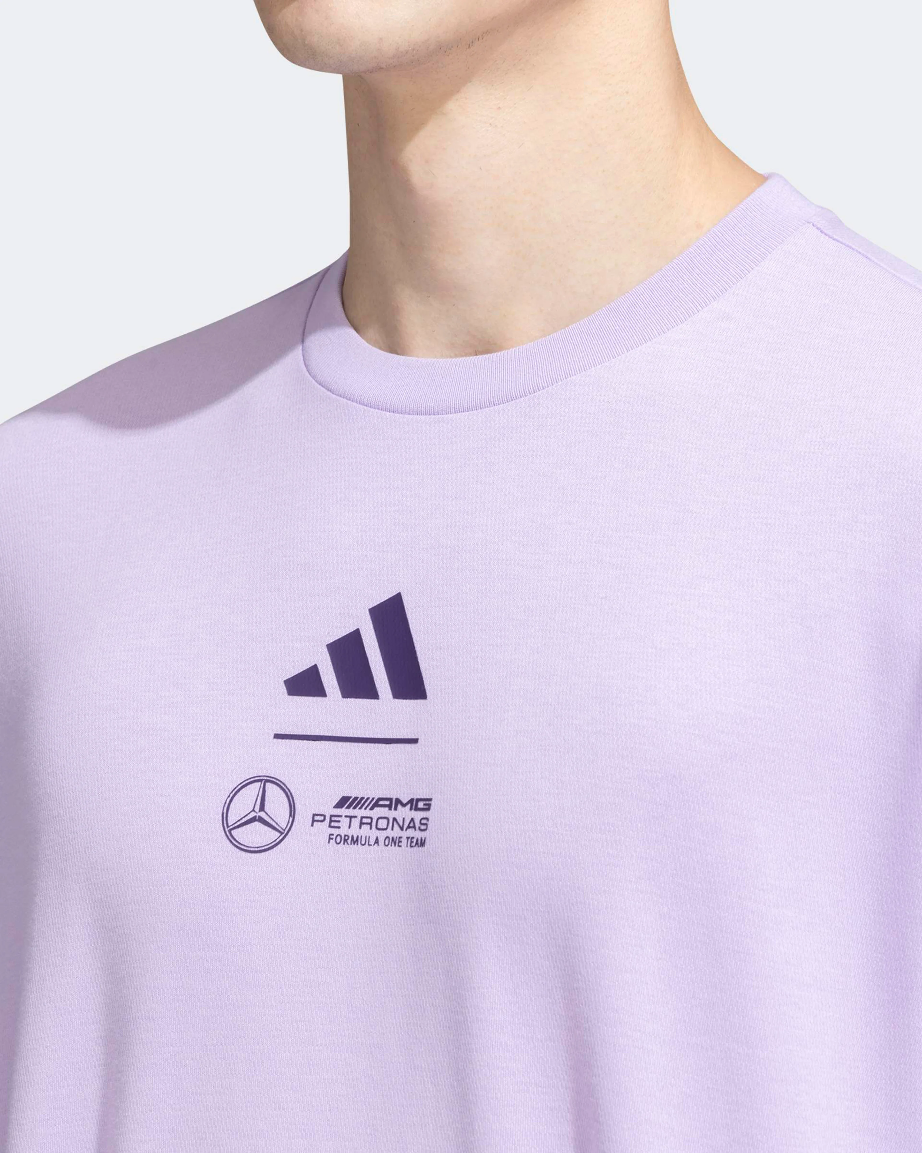 Mens Premium Woven T-shirt Purple - Image 4