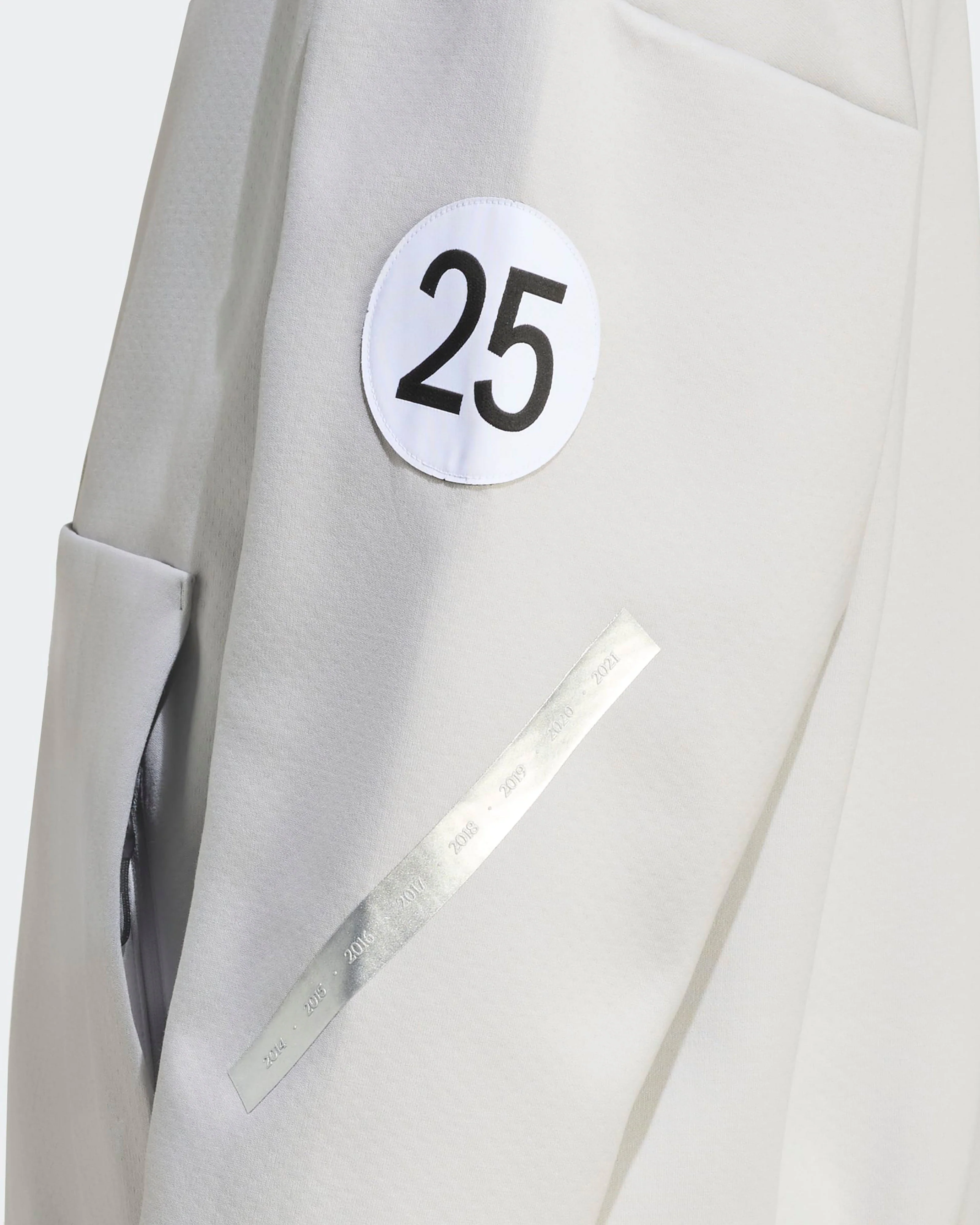 Mens Silver Arrows Full-Zip Hoody Grey - Image 6