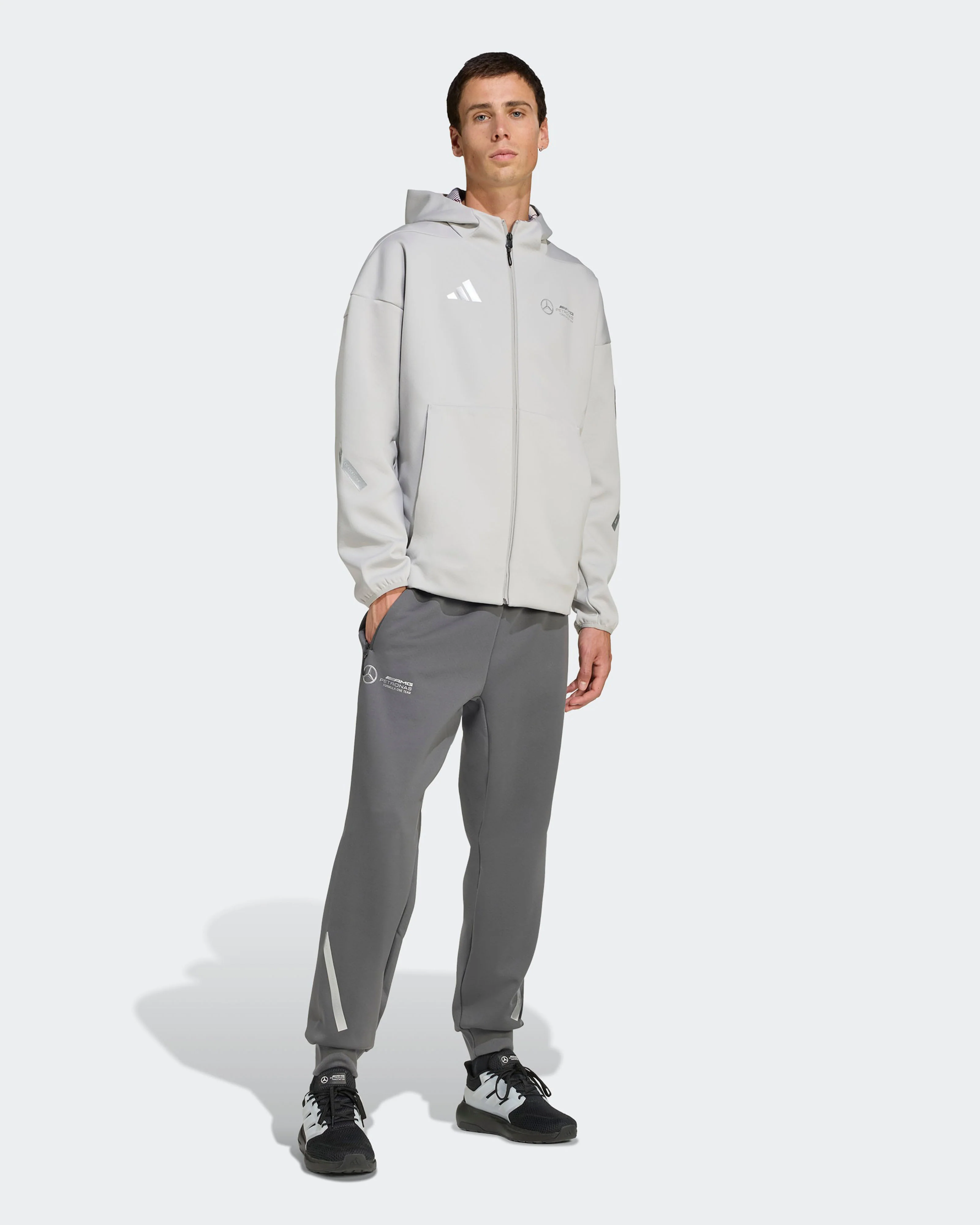 Mens Silver Arrows Joggers Grey - Image 4