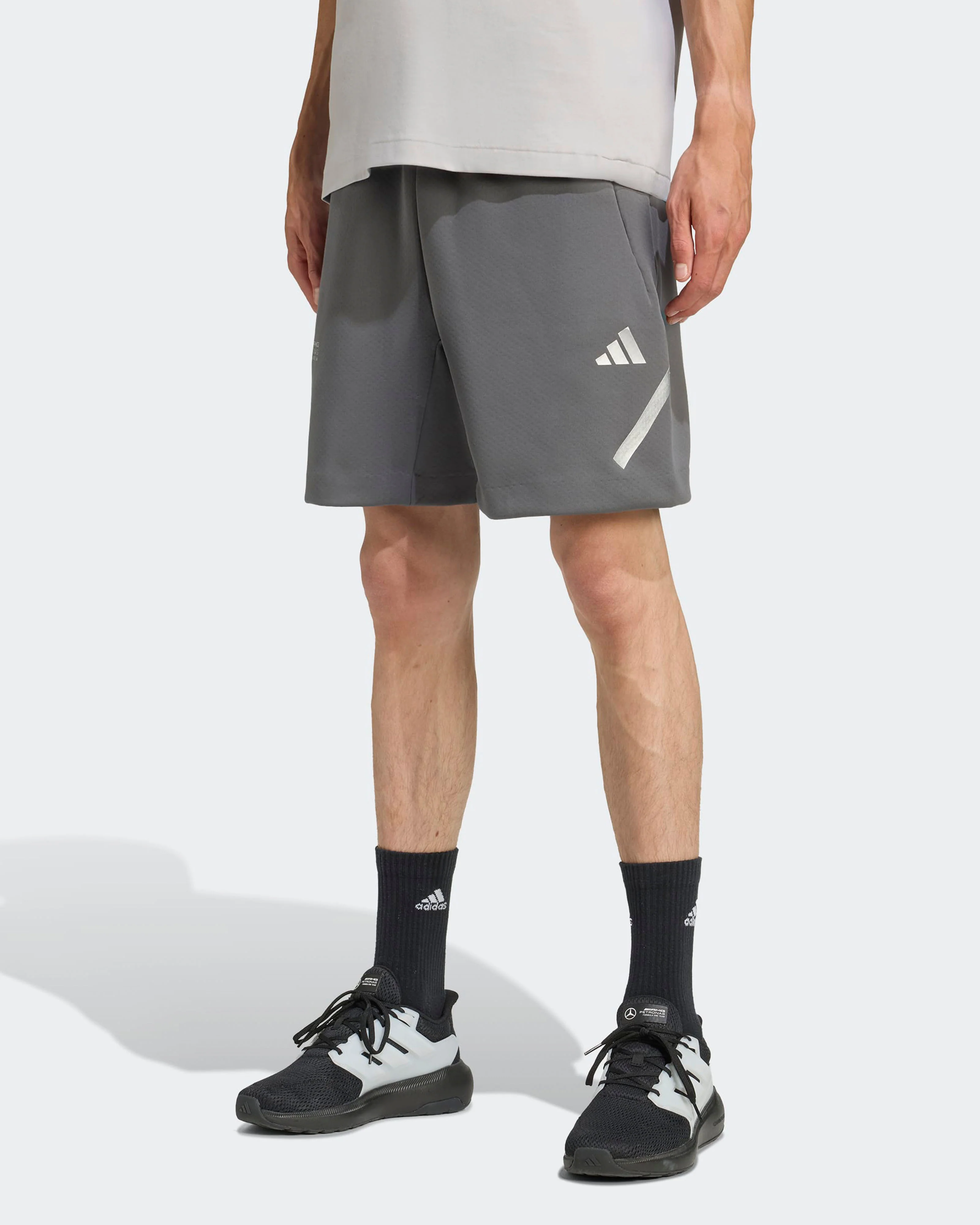 Mens Silver Arrows Shorts Grey