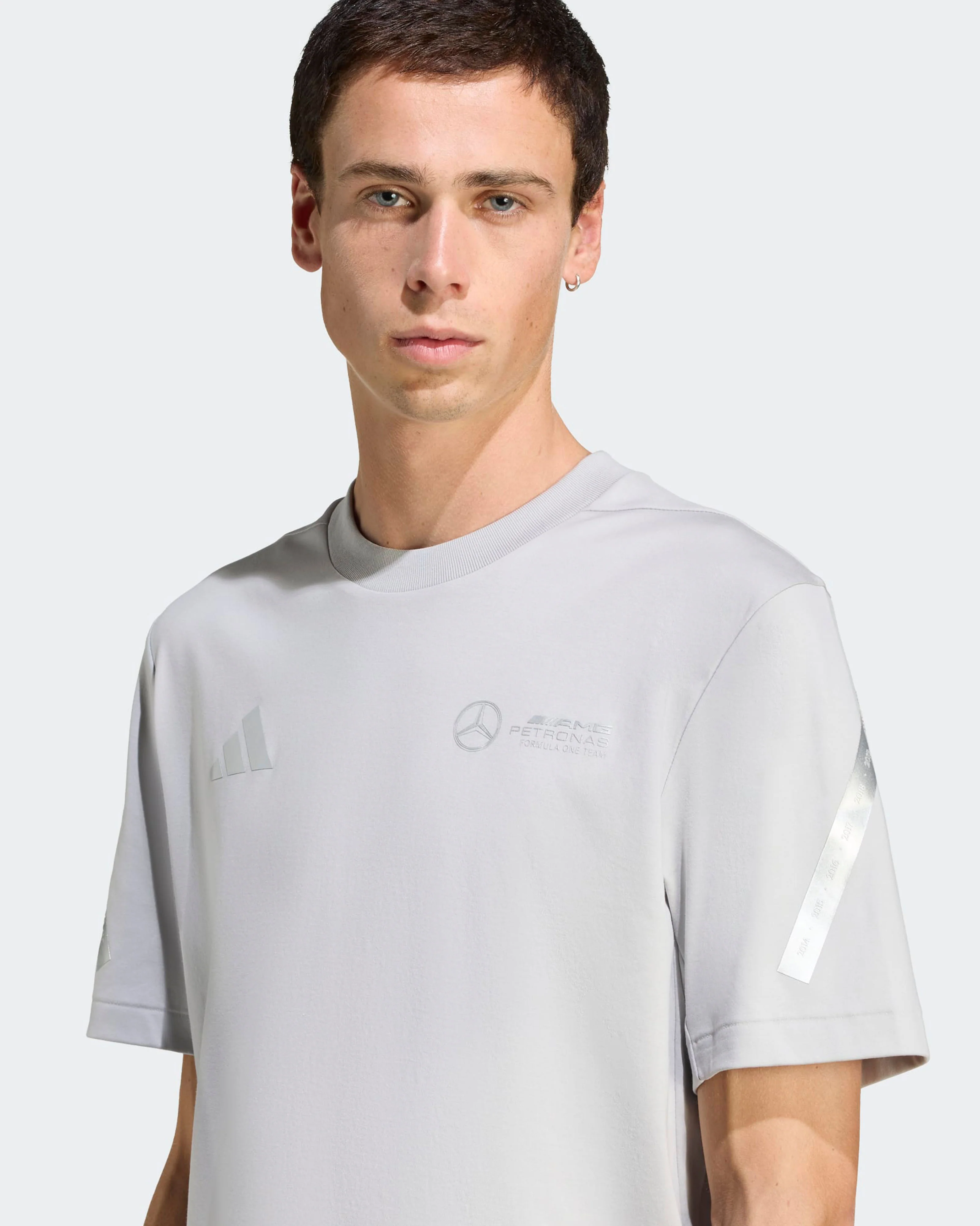 Mens Silver Arrows T-shirt Grey - Image 4