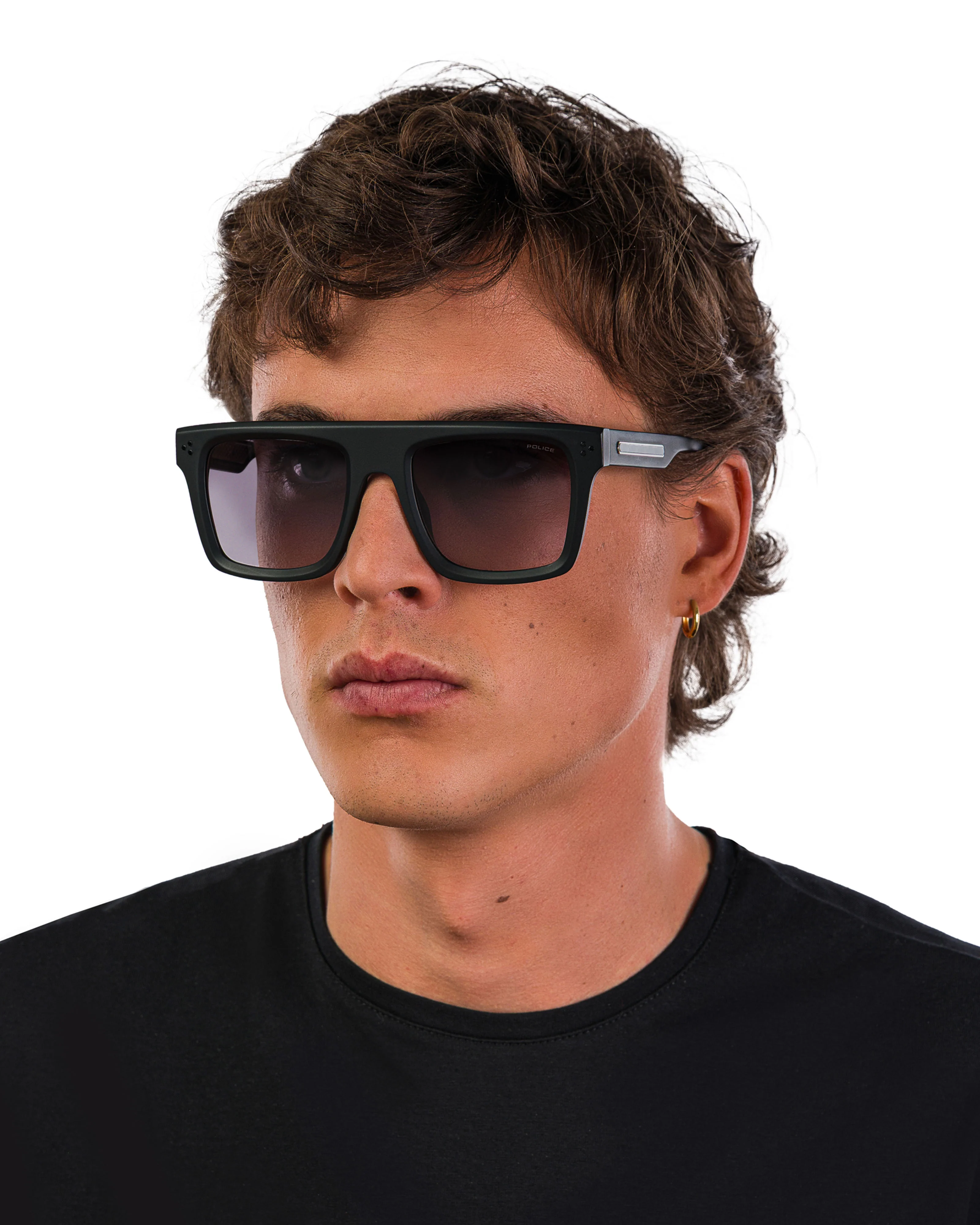 Police x Mercedes Sunglasses Police SPLR47M Matte Black - Image 3