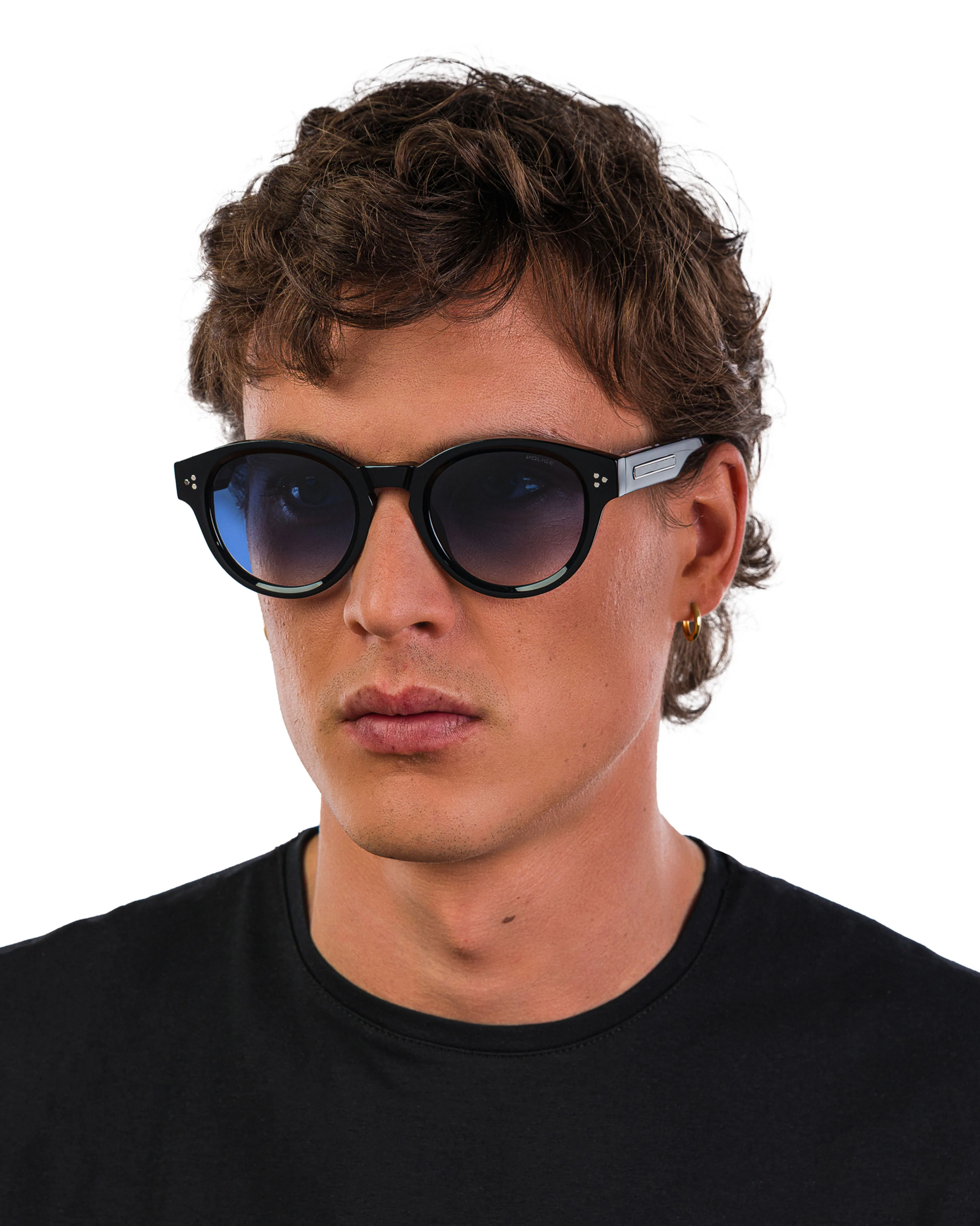 Police x Mercedes Sunglasses Police SPLR48M Black/Blue - Image 3