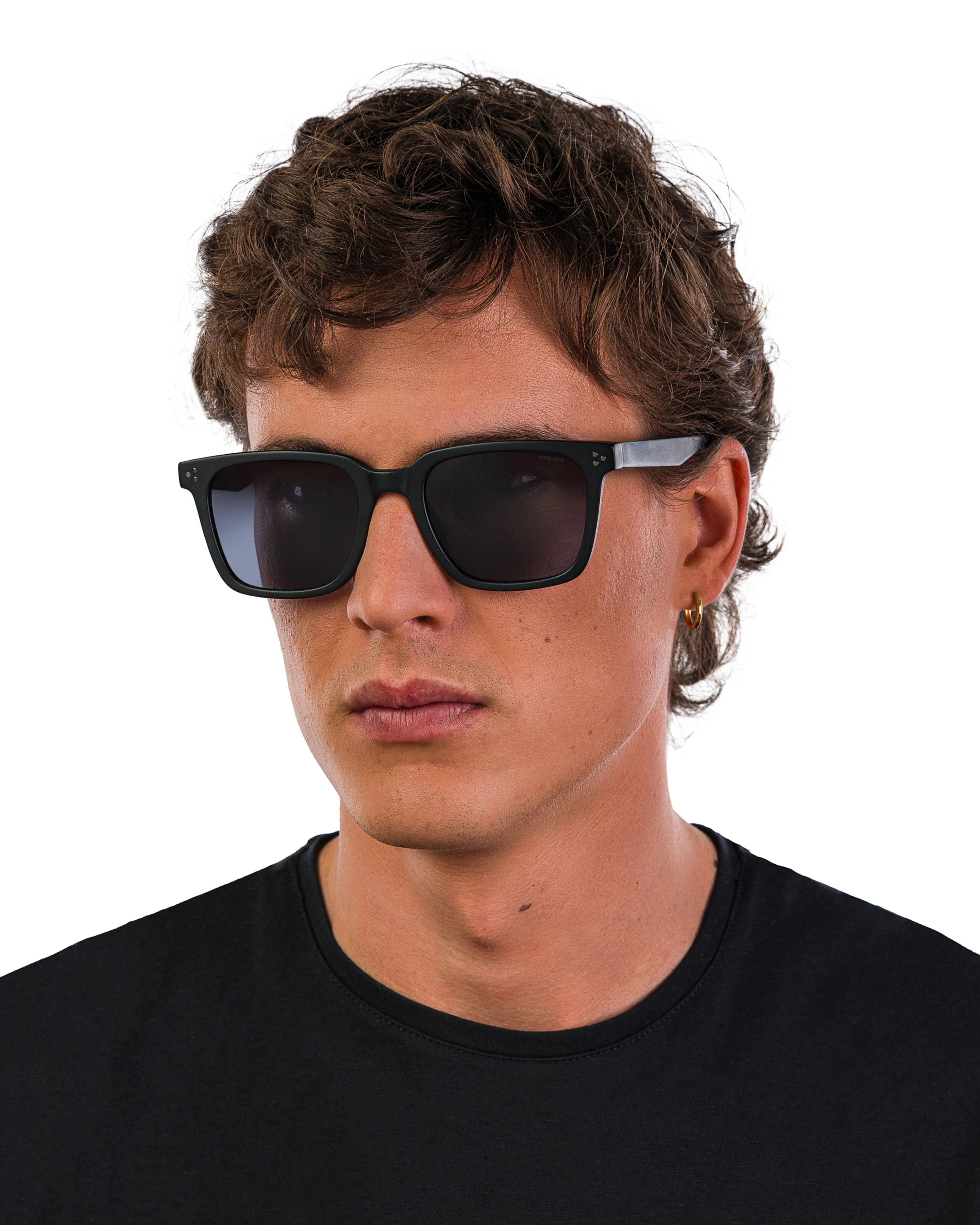 Police x Mercedes Sunglasses Police SPLR51 Matte Black - Image 3