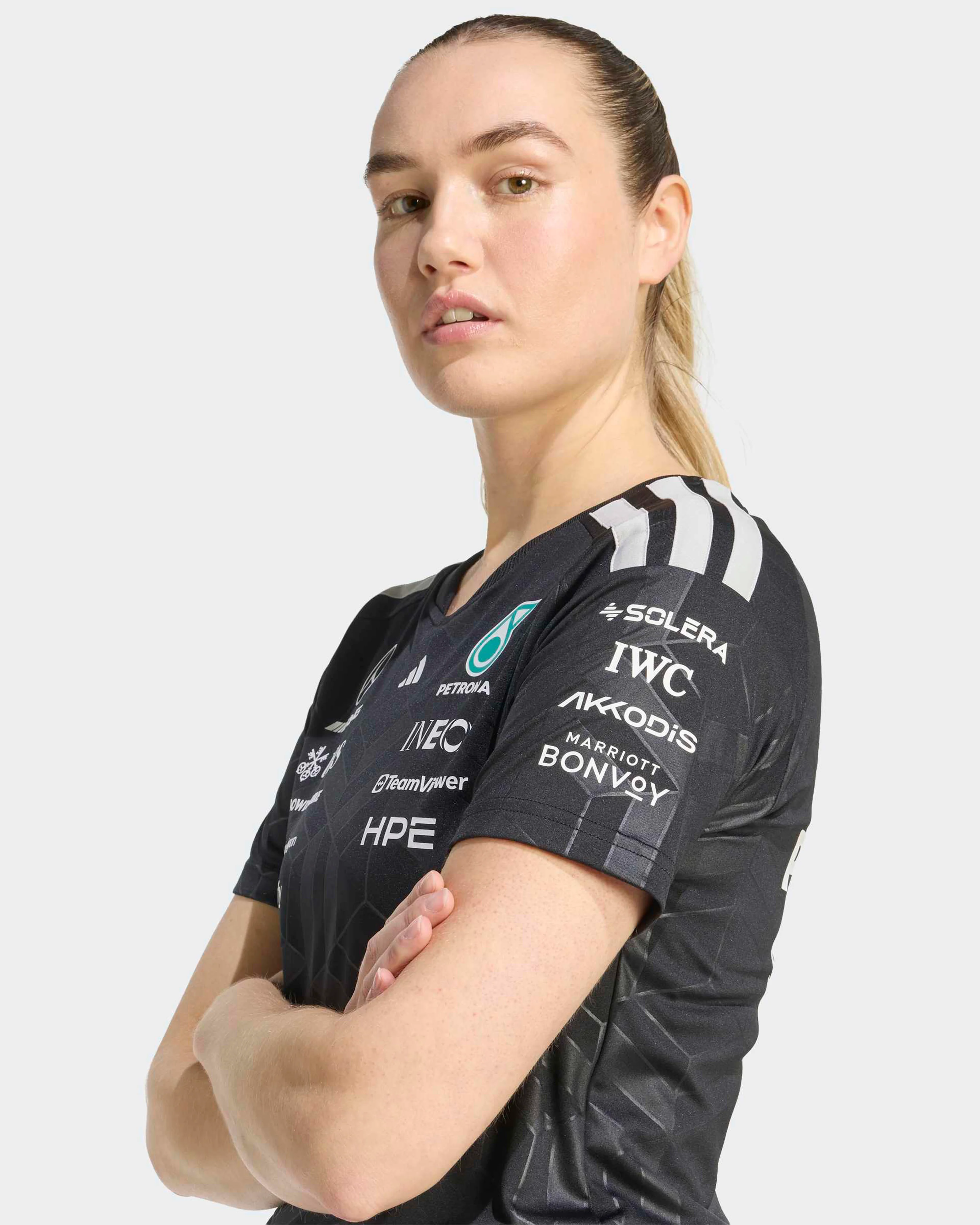 Womens 2026 Team Driver Tee Black - Image 6