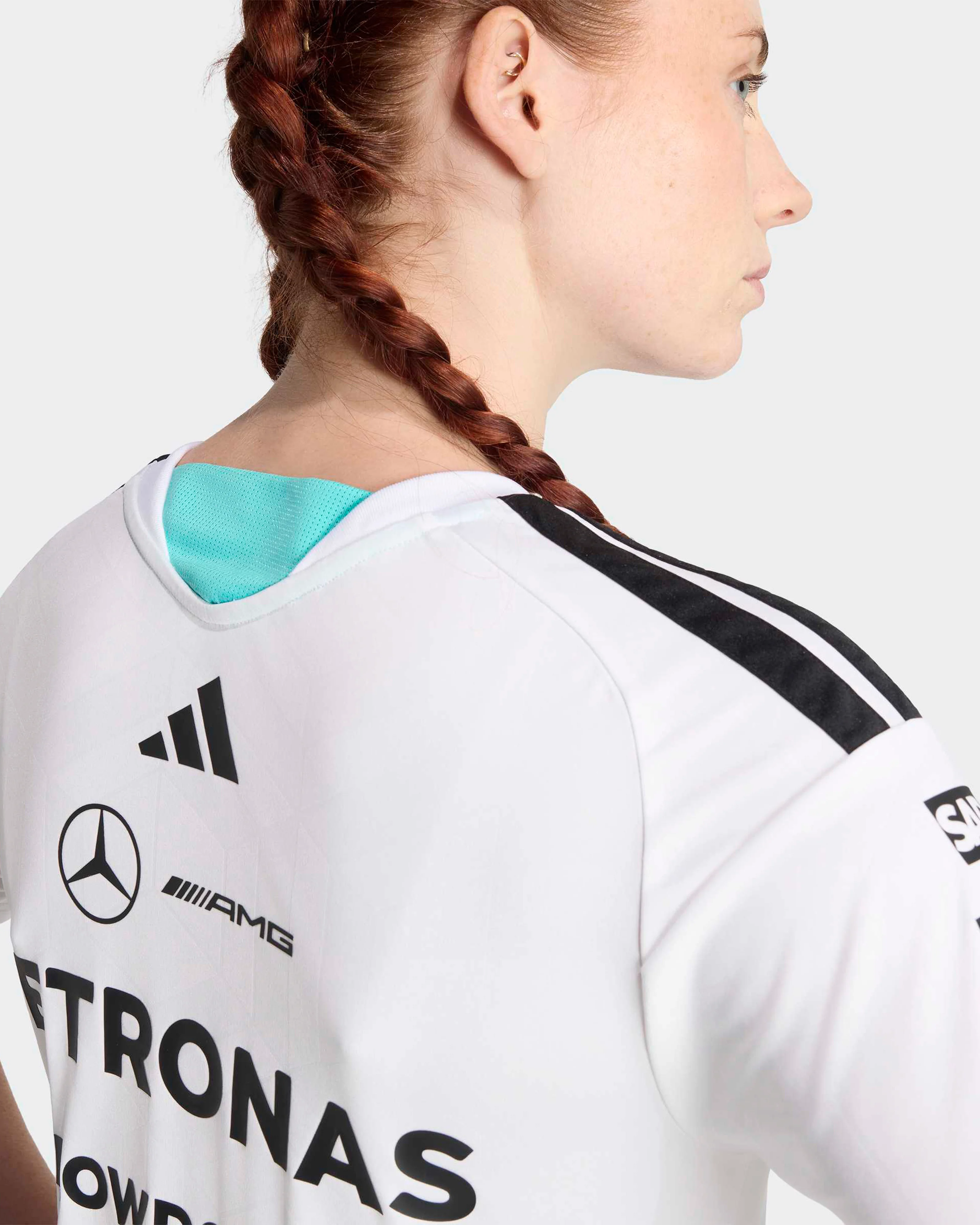 Womens 2026 Team Driver Tee White - Image 4