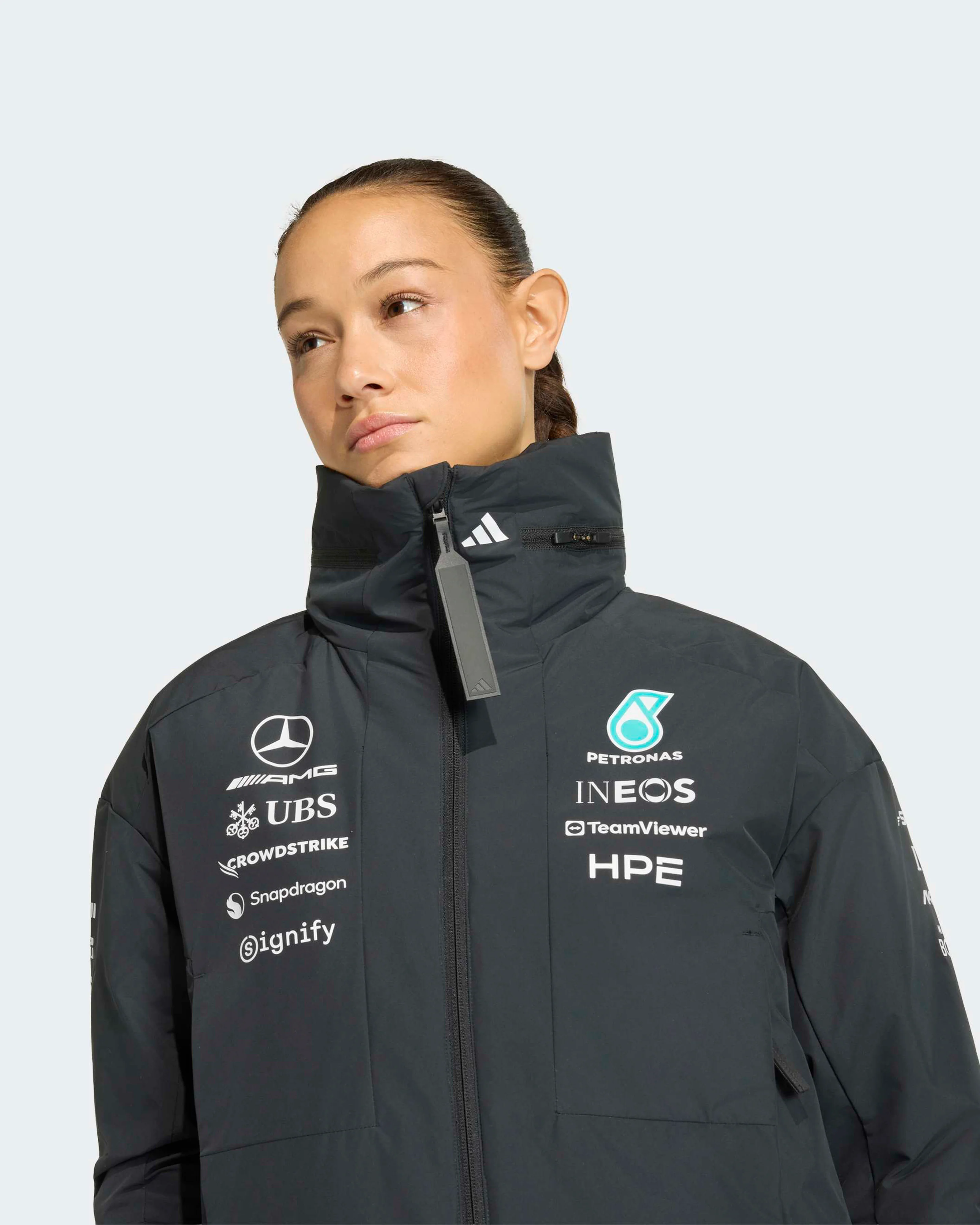 Womens 2026 Team Jacket Black - Image 4