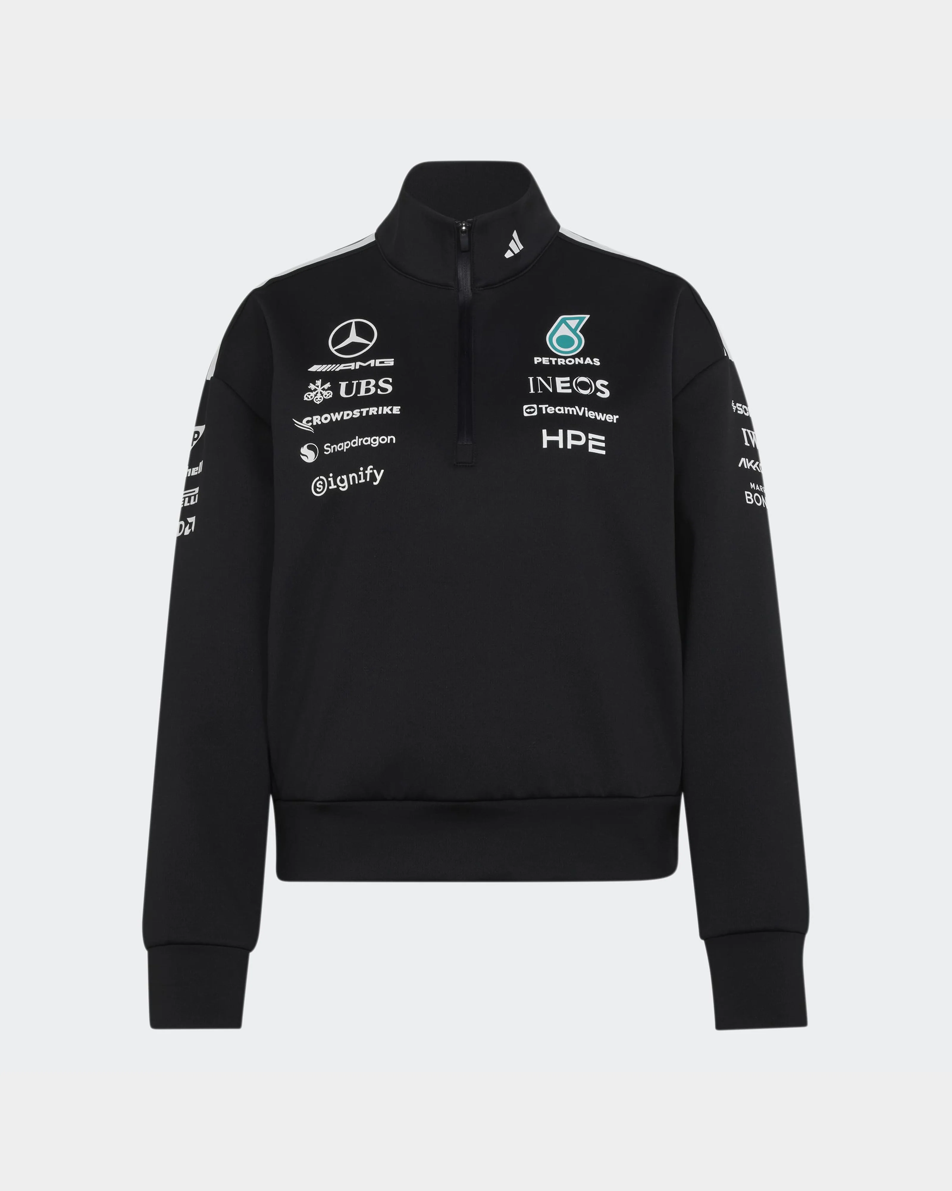 Womens 2026 Team Quarter Zip Black - Image 10