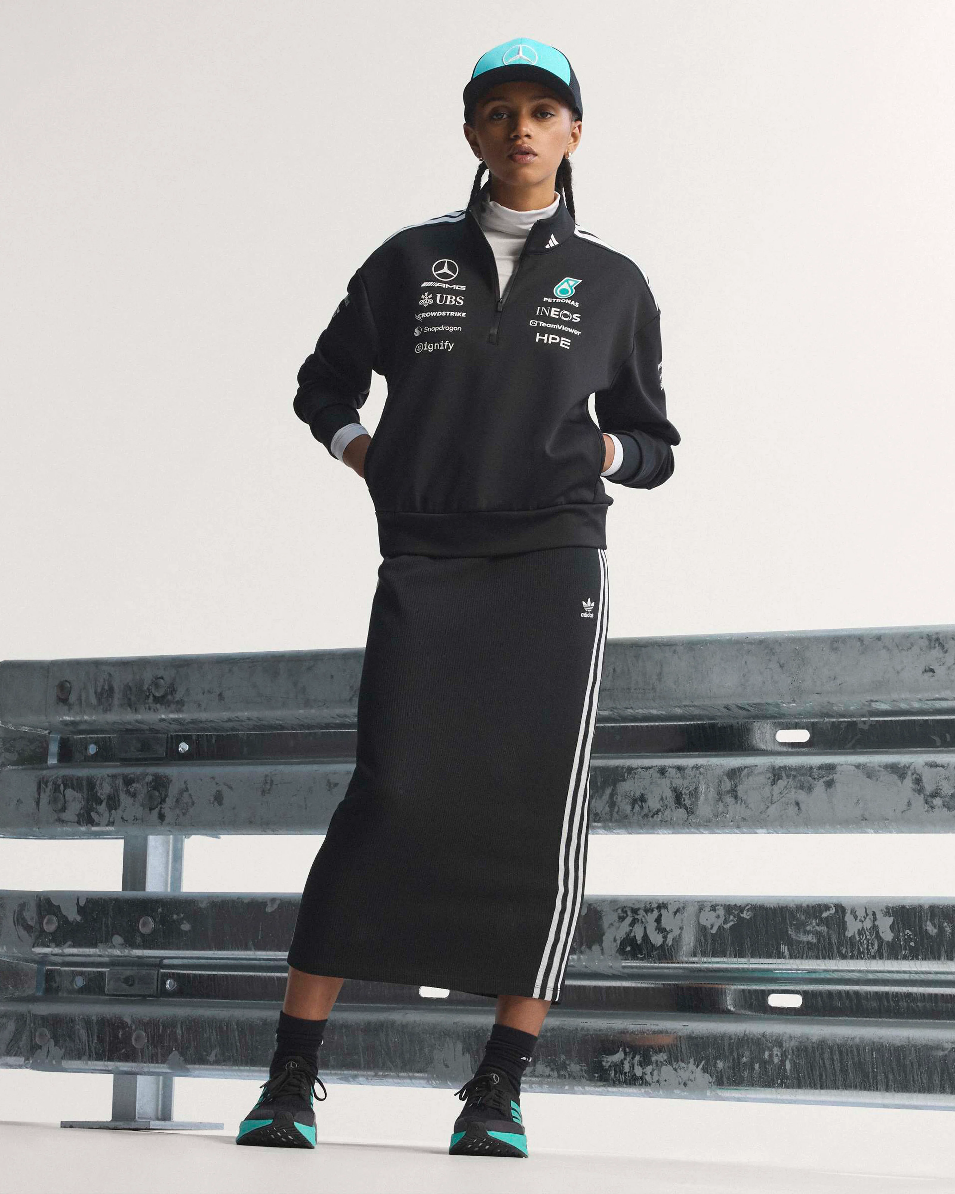 Womens 2026 Team Quarter Zip Black - Image 6